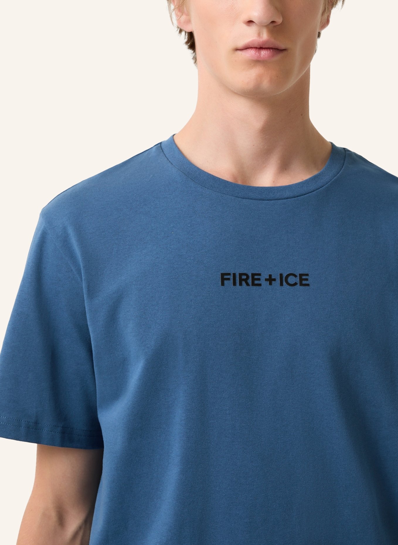 FIRE+ICE T-Shirt: BLAU