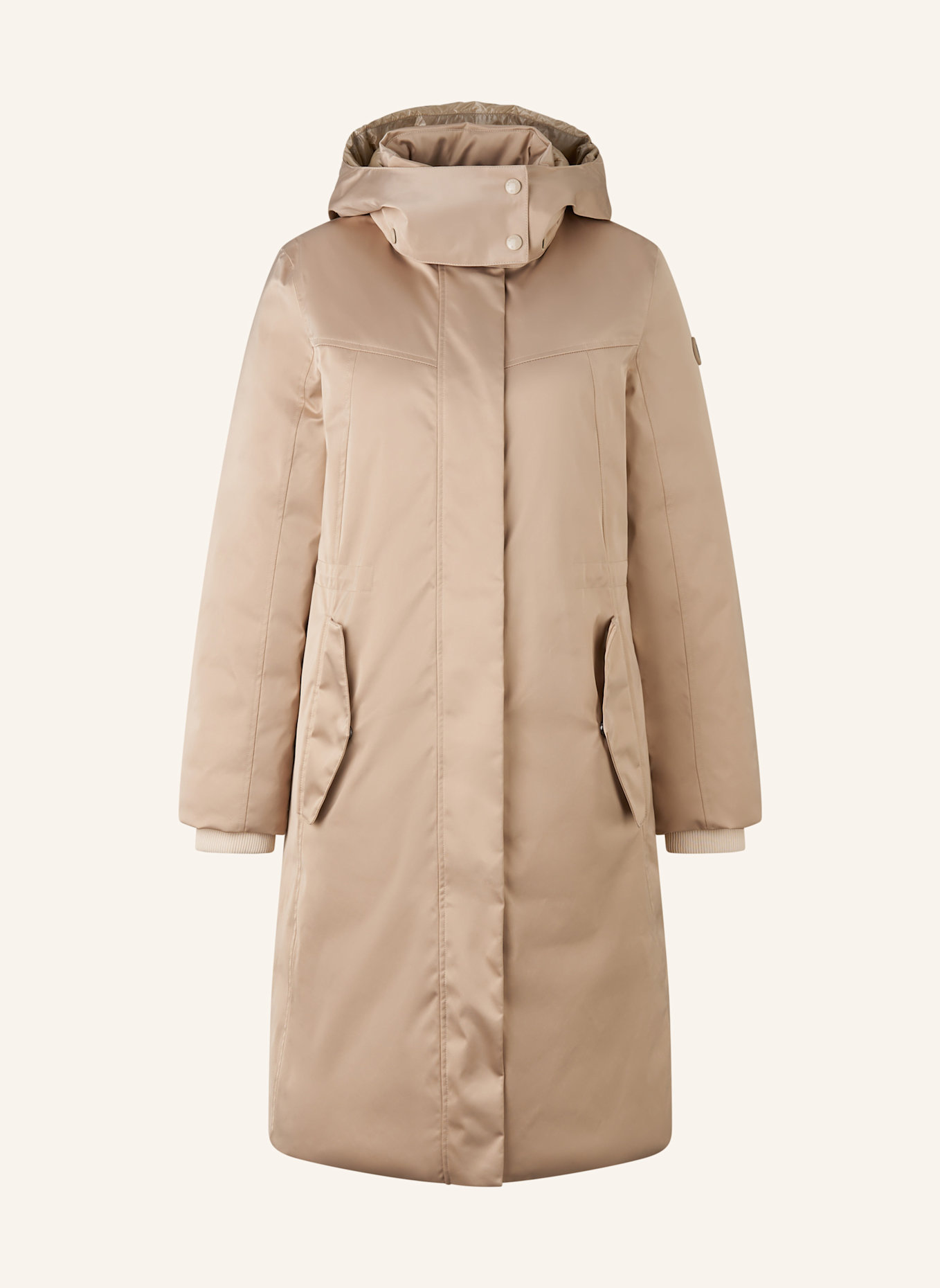 BOGNER Daunenmantel LYNN-DT1 mit abnehmbarer Kapuze: BEIGE