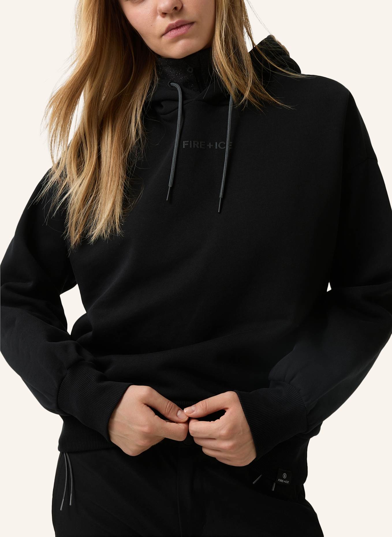 FIRE+ICE Sweatshirt: SCHWARZ