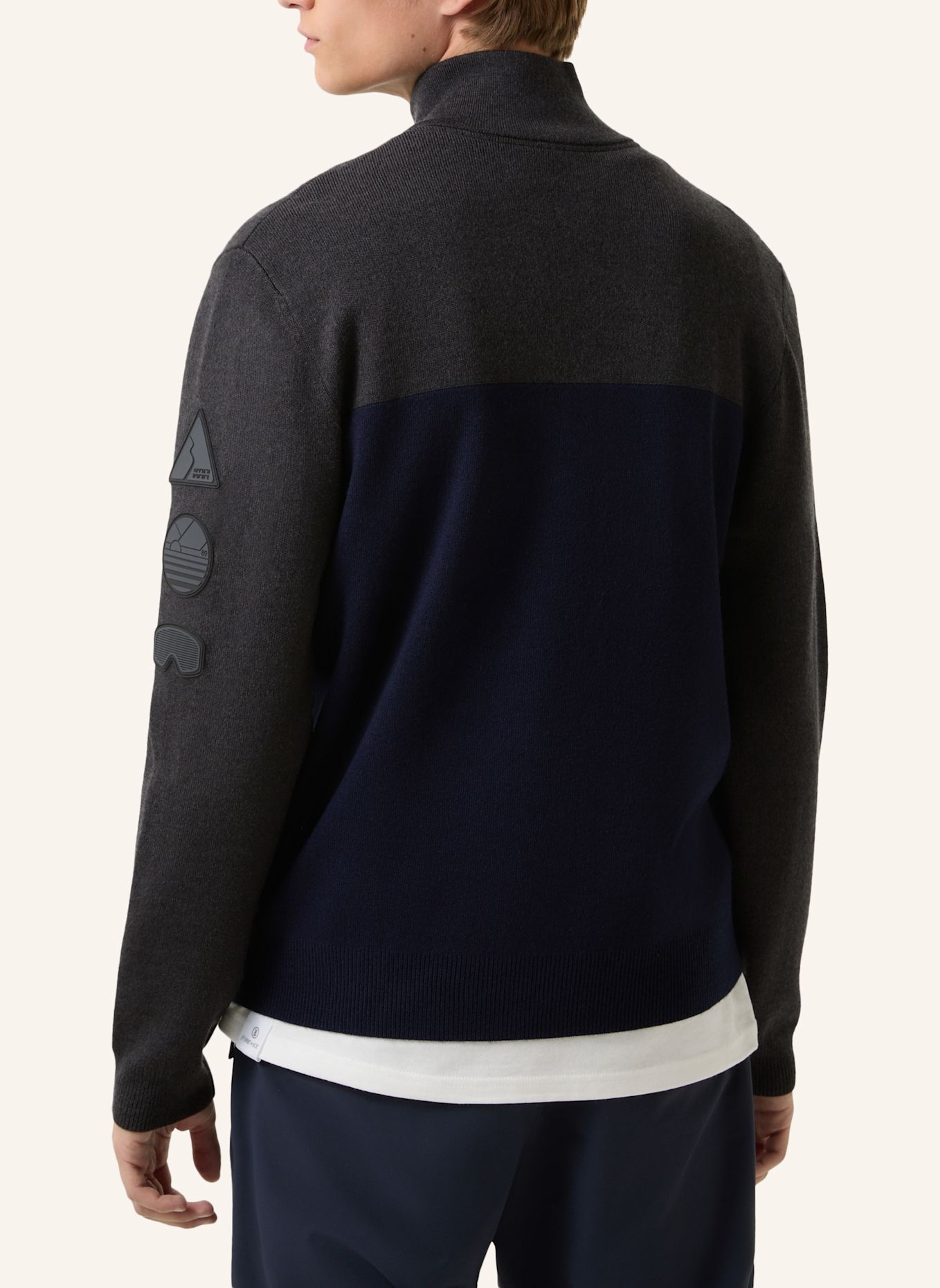 FIRE+ICE Pullover: GRAU