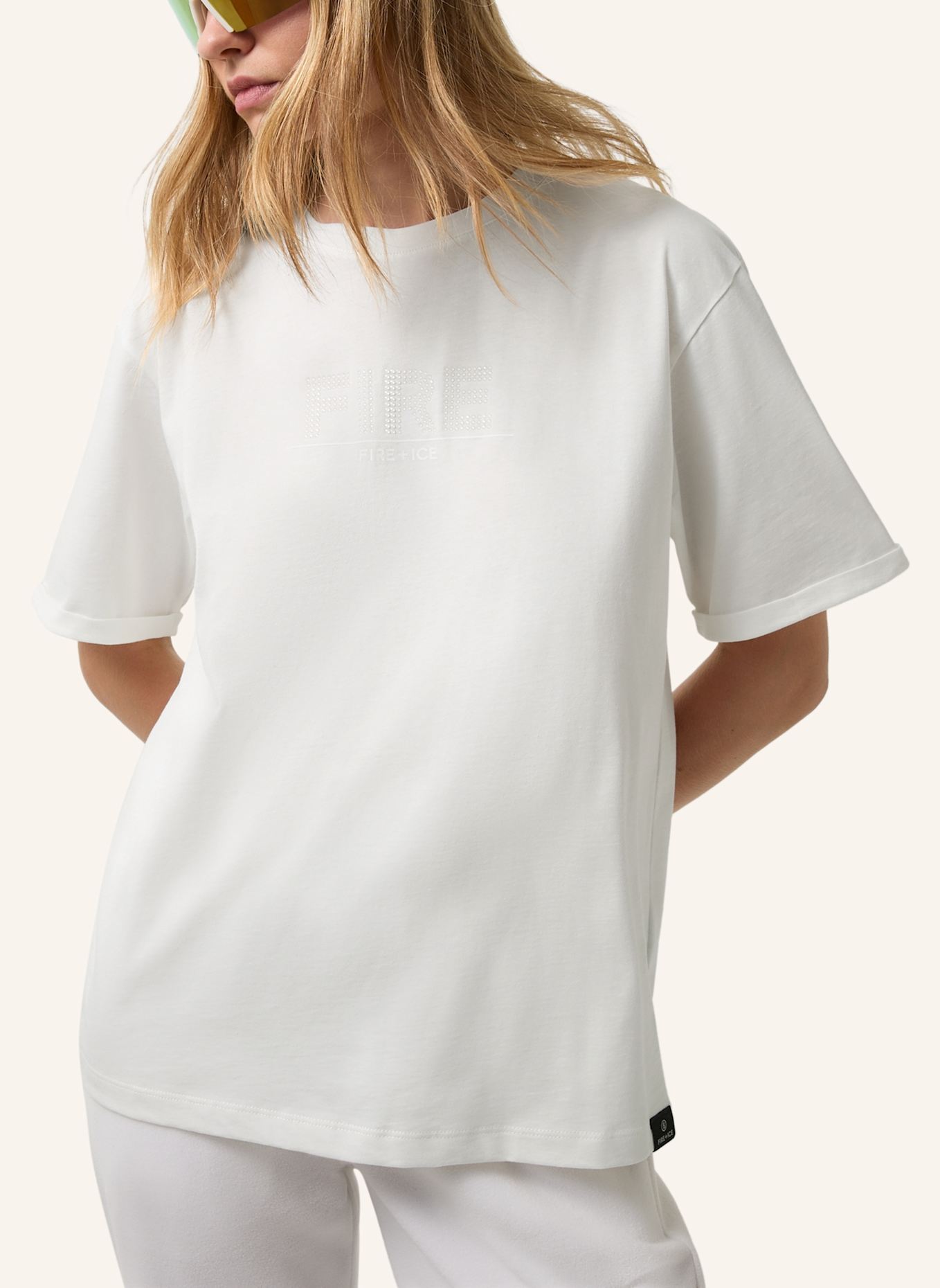 FIRE+ICE T-Shirt: WEISS