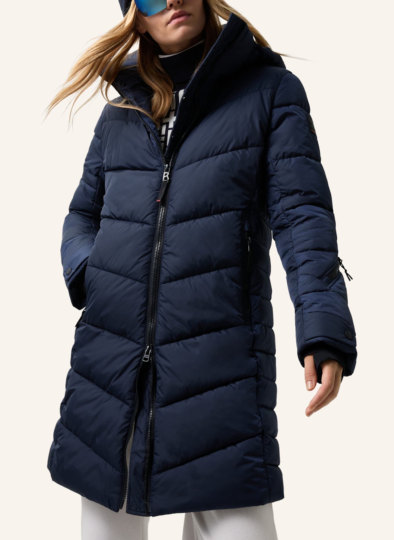 FIRE+ICE Steppmantel: DUNKELBLAU