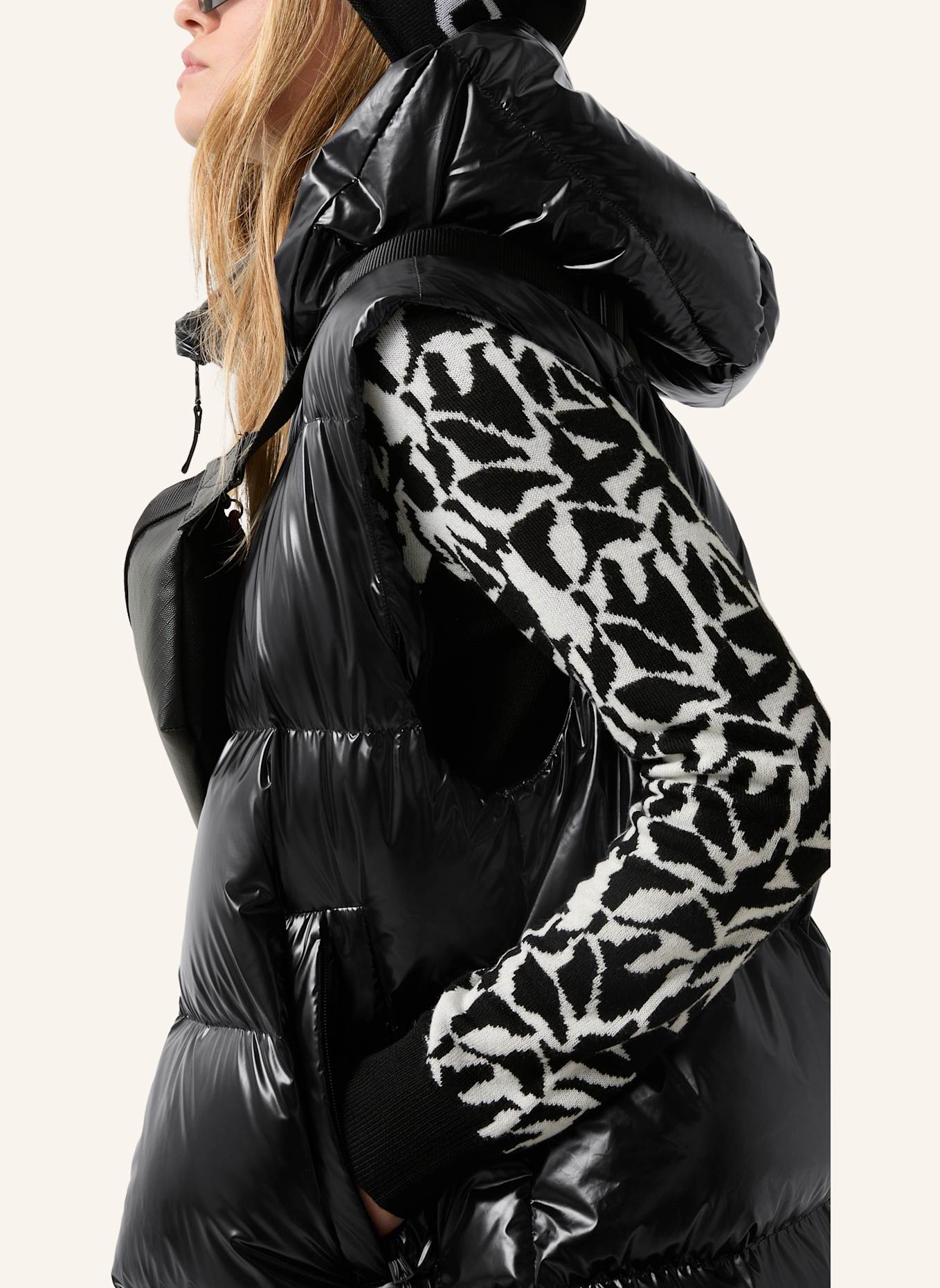 FIRE+ICE Daunenmantel ASTA-D: SCHWARZ