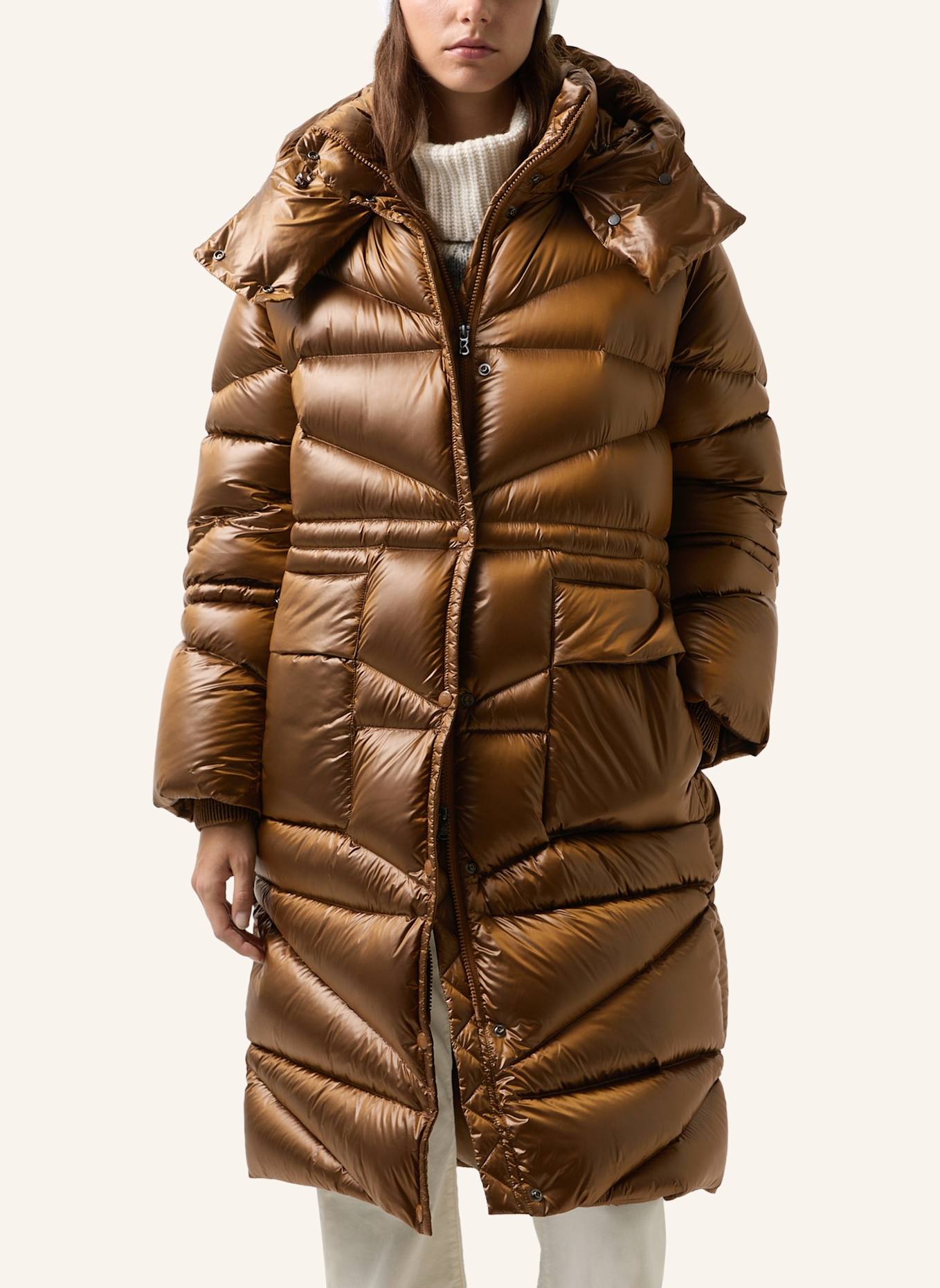 BOGNER Daunenmantel: BRAUN