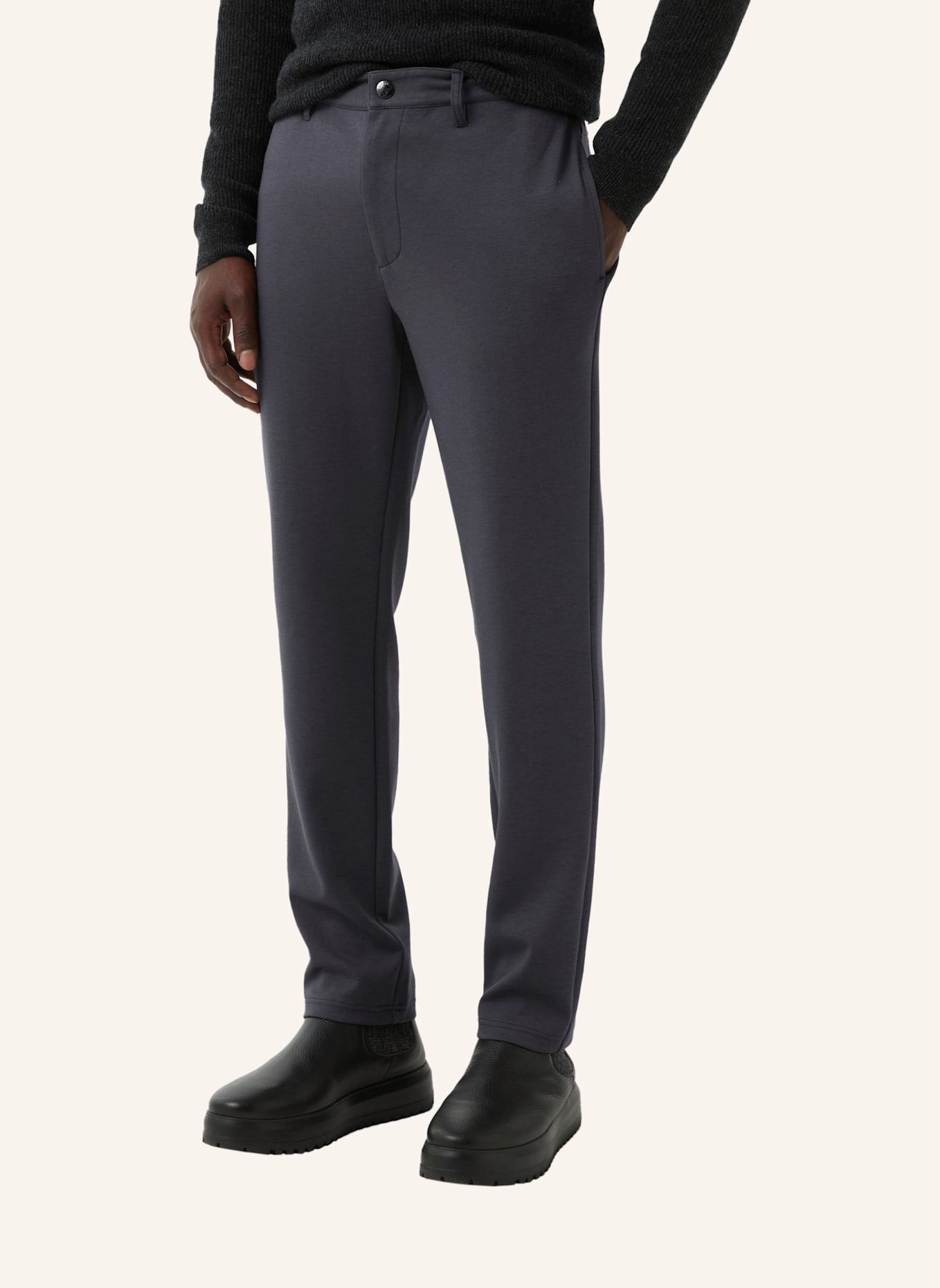 BOGNER Chino RILEY Prime Fit: DUNKELGRAU