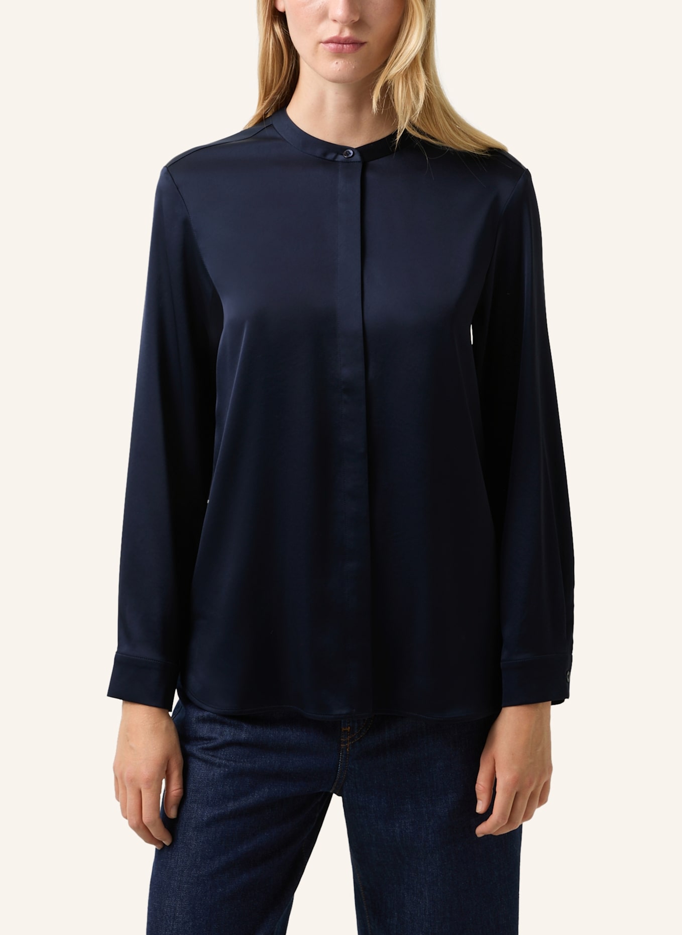 BOGNER Bluse: DUNKELBLAU