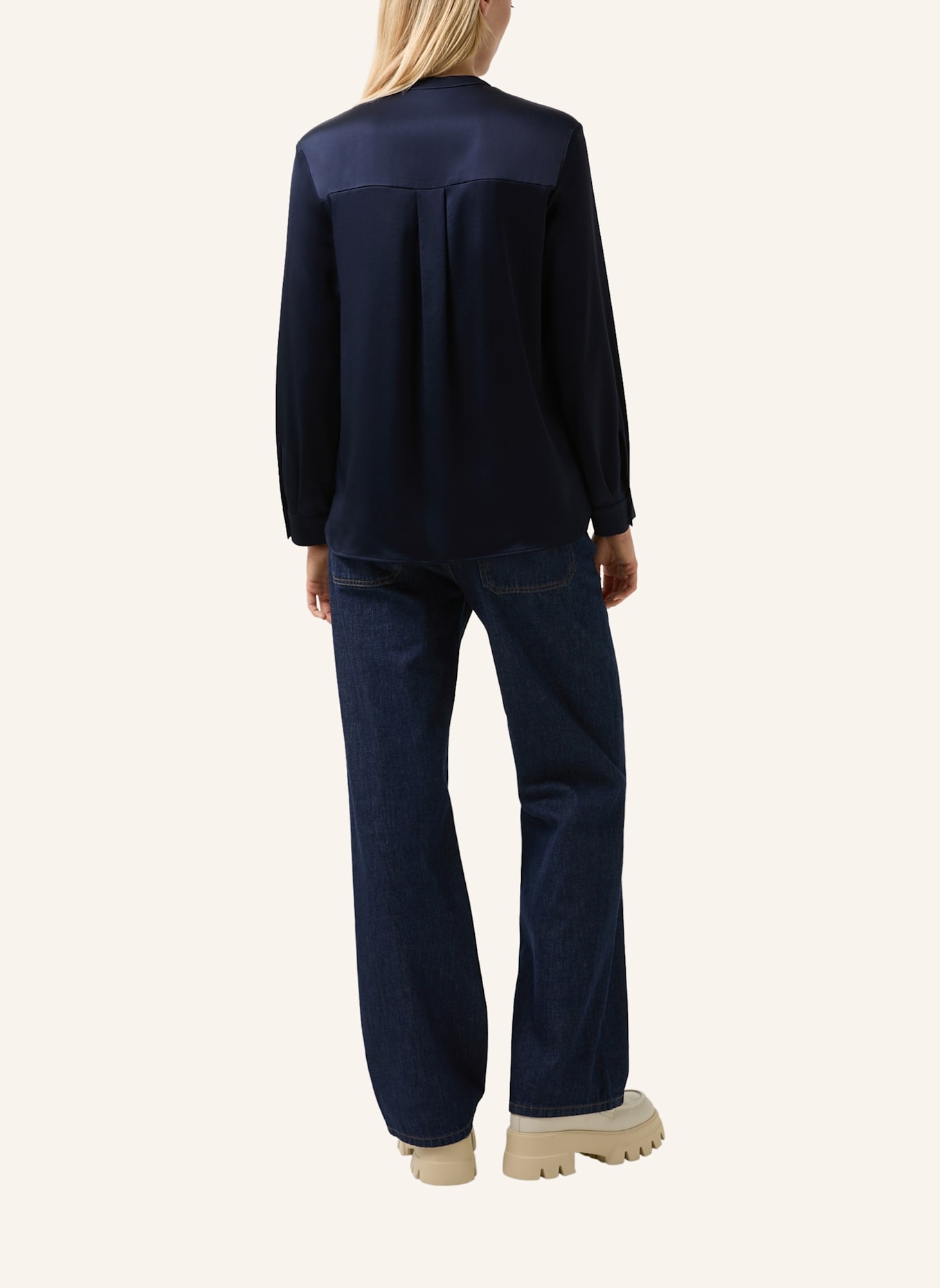 BOGNER Bluse: DUNKELBLAU