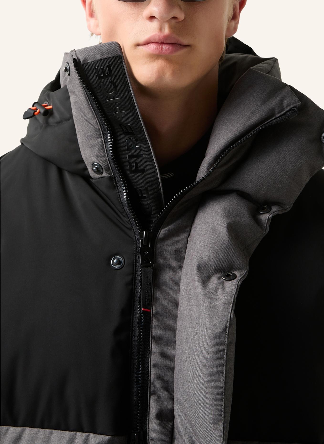 FIRE+ICE Daunenmantel: GRAU
