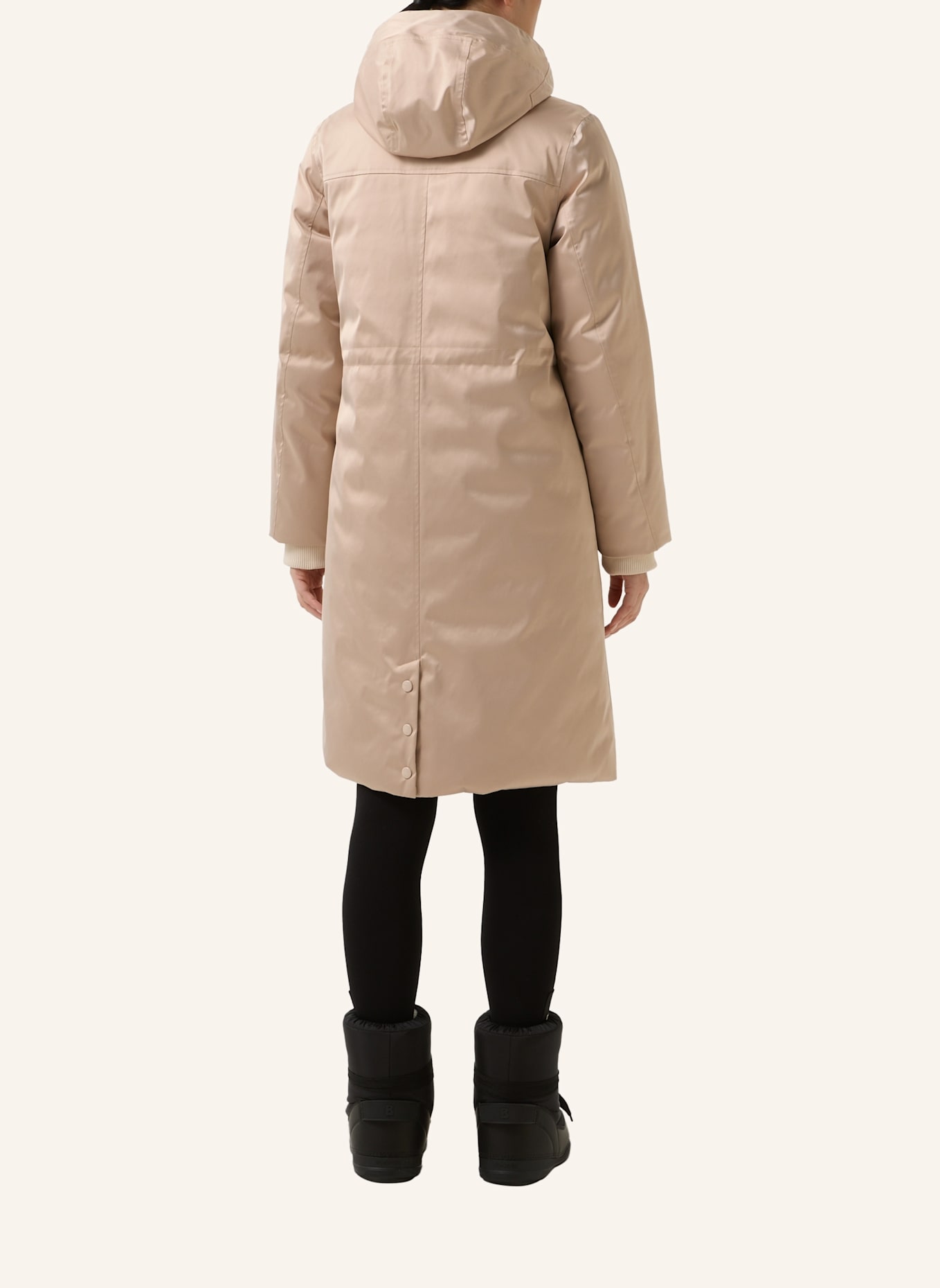 BOGNER Daunenmantel LYNN-DT1 mit abnehmbarer Kapuze: BEIGE