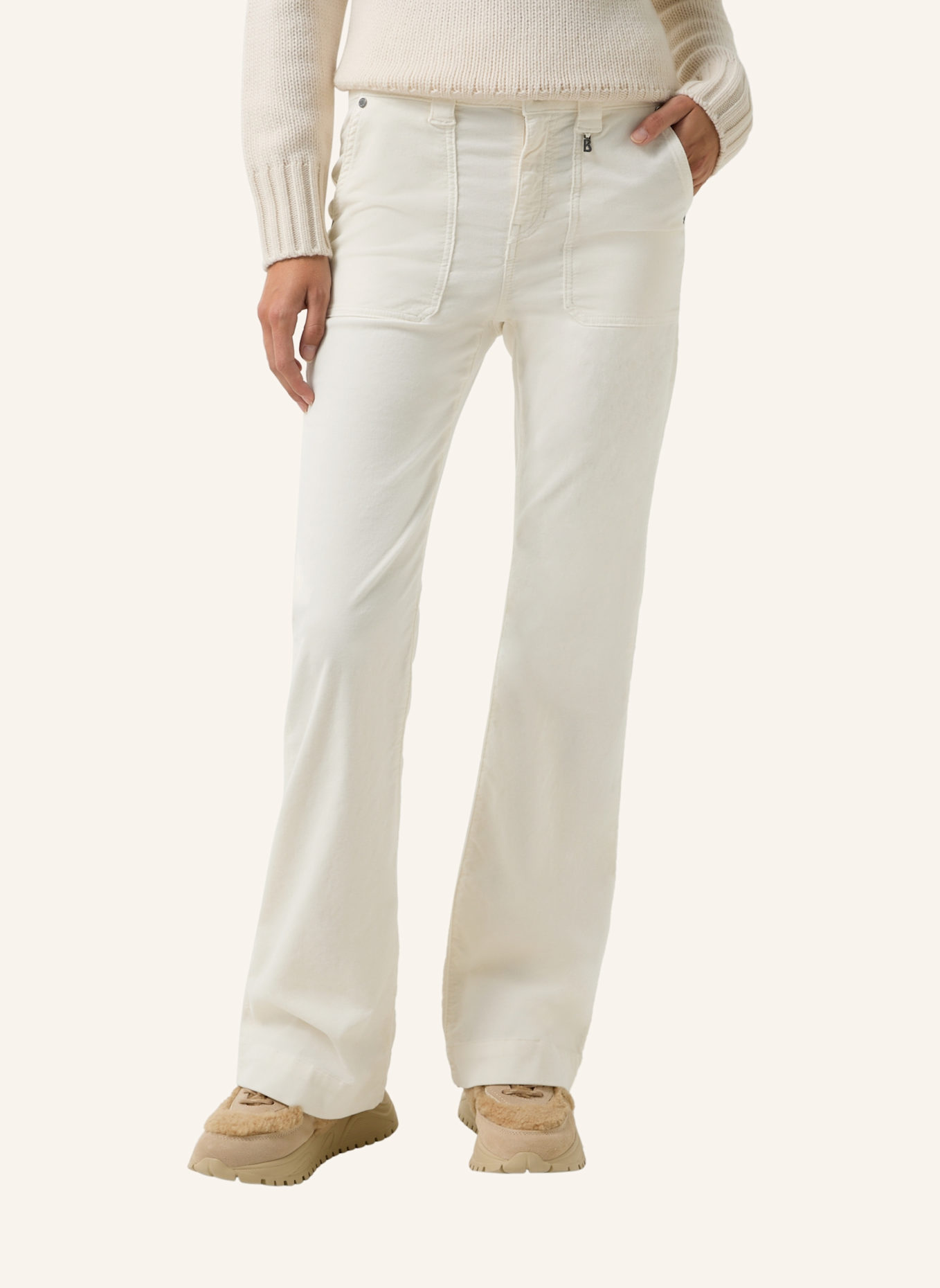 BOGNER Casual Hose: CREME