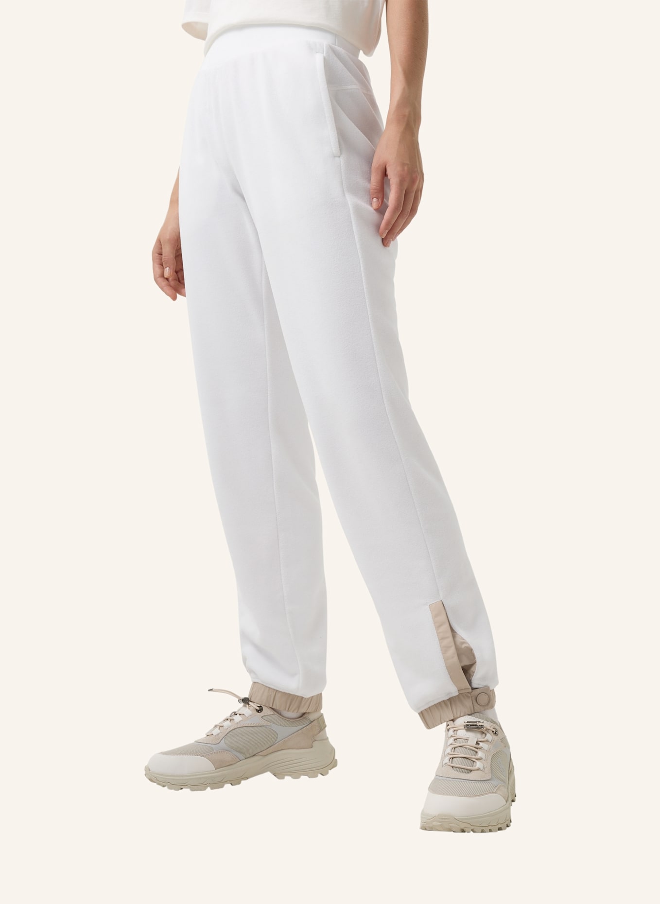 FIRE+ICE Sweathose: BEIGE/ WEISS