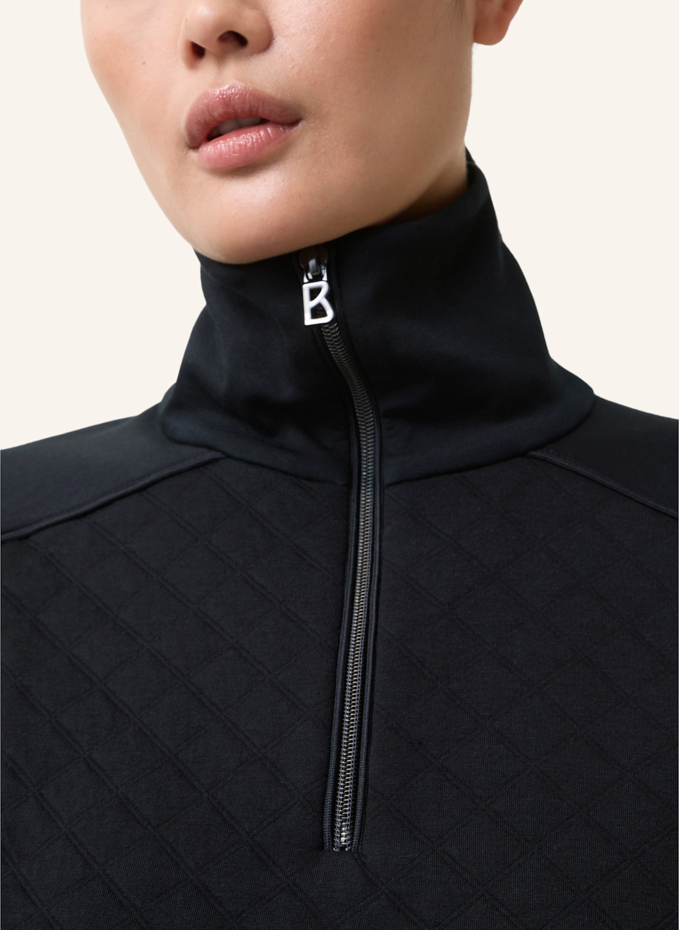 BOGNER Sweatshirt: SCHWARZ