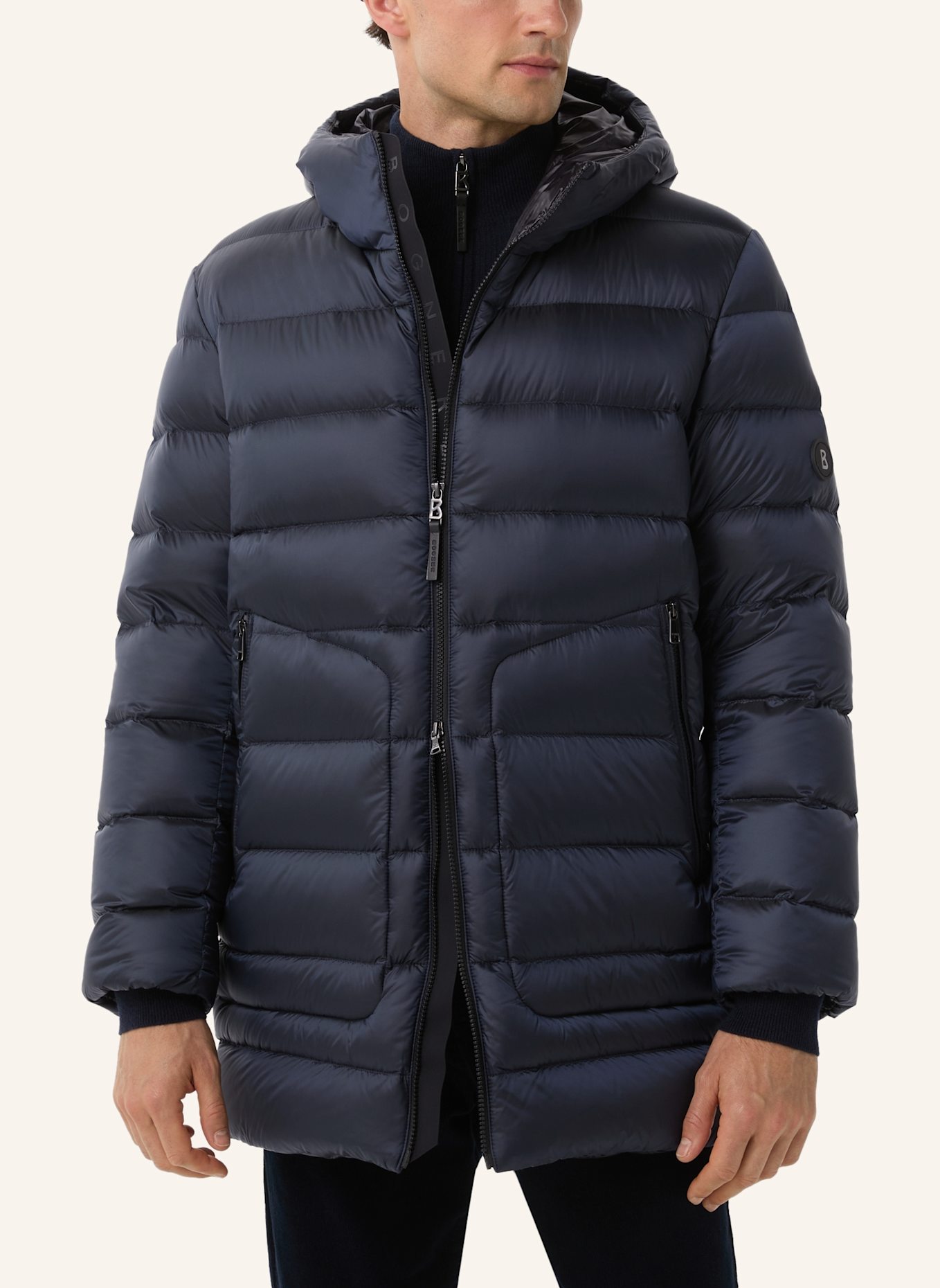 BOGNER Daunenmantel: DUNKELBLAU