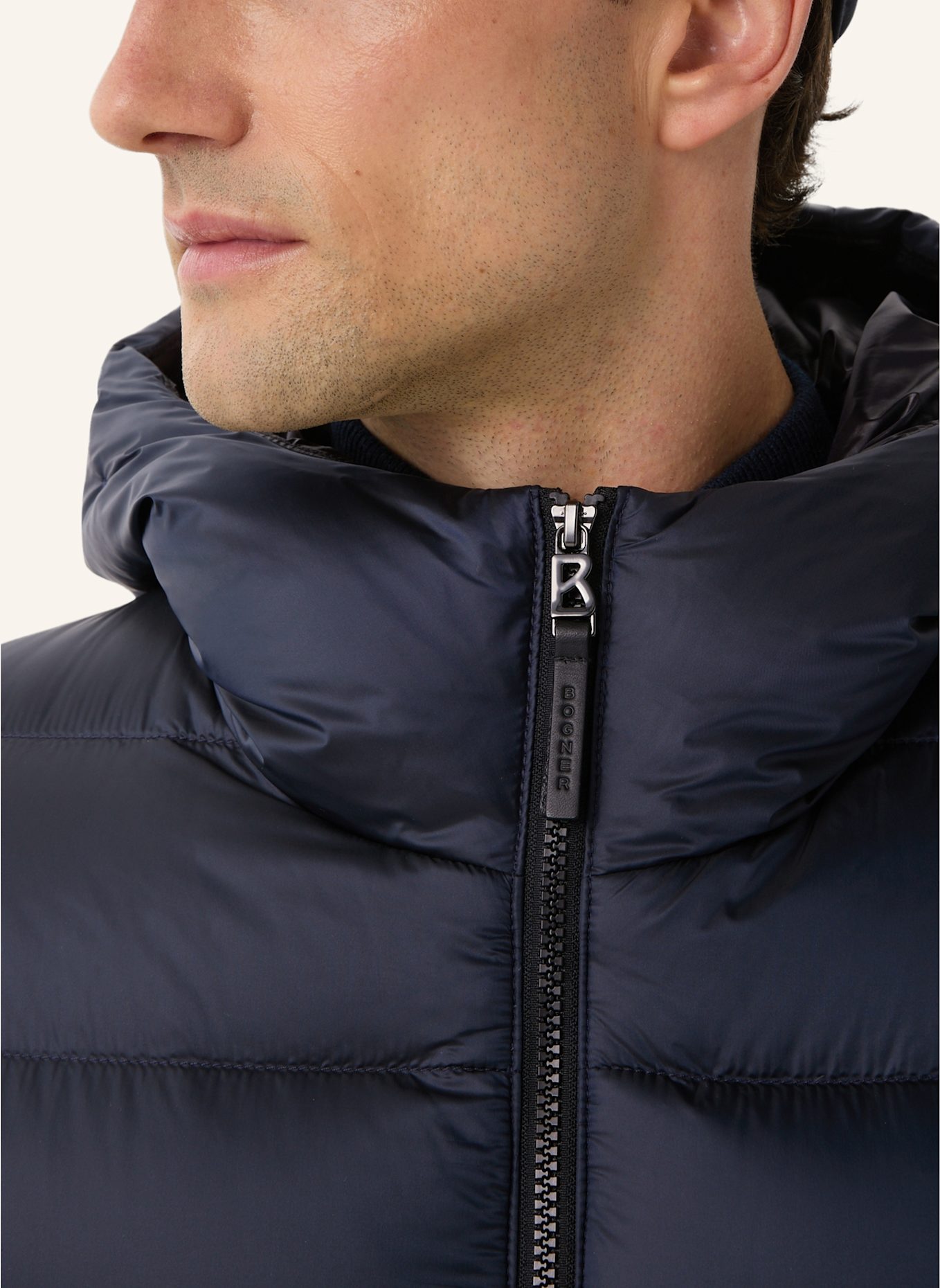 BOGNER Daunenmantel: DUNKELBLAU