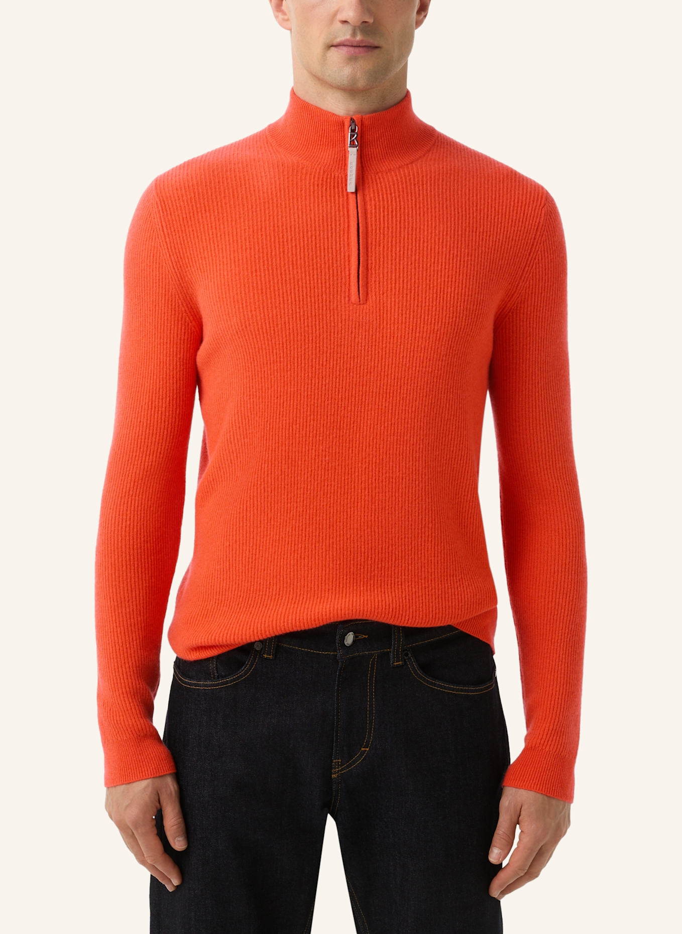 BOGNER Troyer DEREK-1 mit Cashmere: ORANGE/ ROT