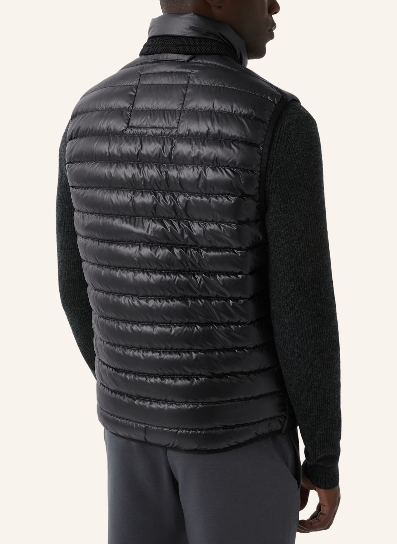 BOGNER Steppweste: DUNKELGRAU