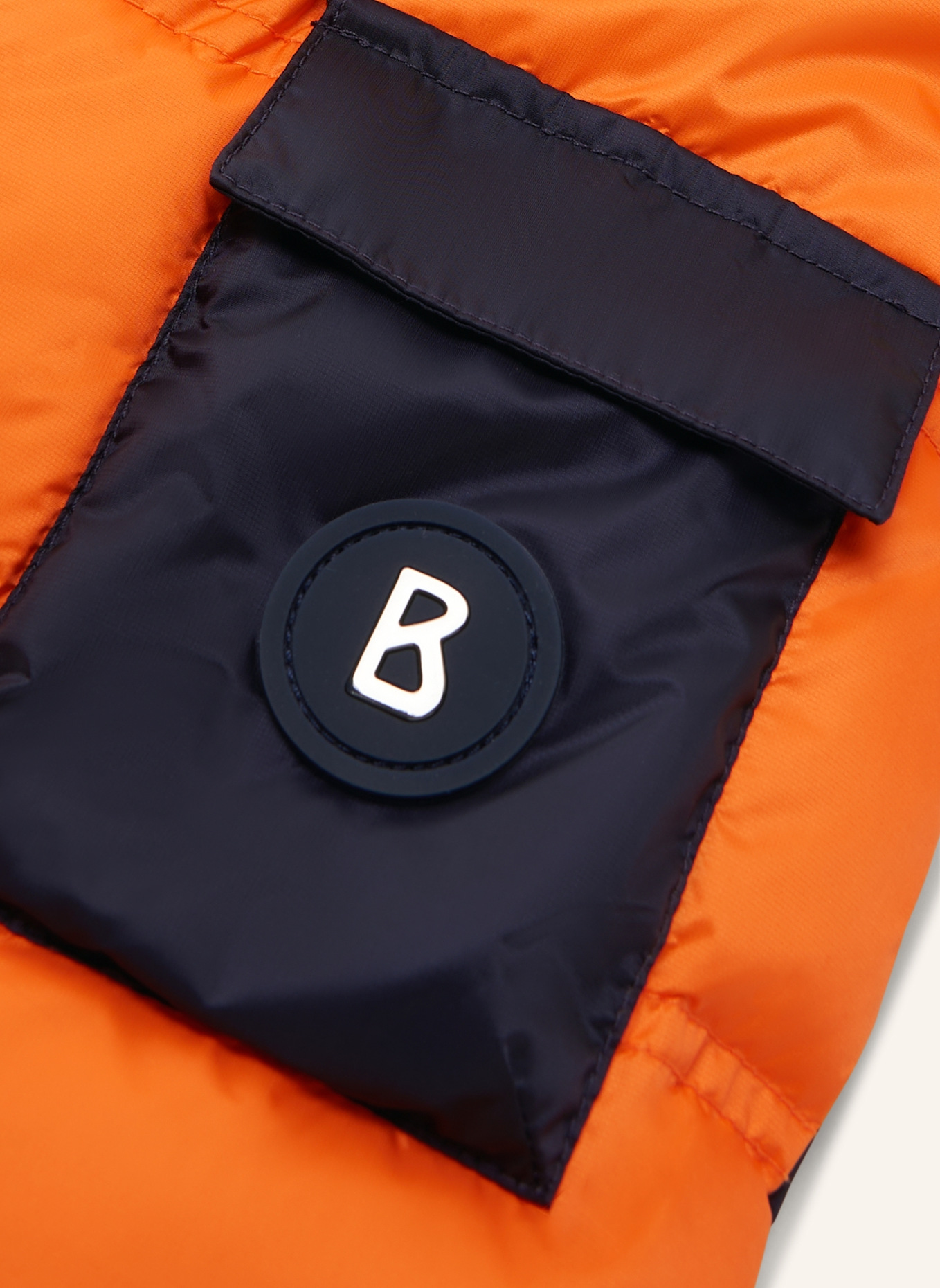 BOGNER Skijacke: WEISS/ ORANGE/ BLAU