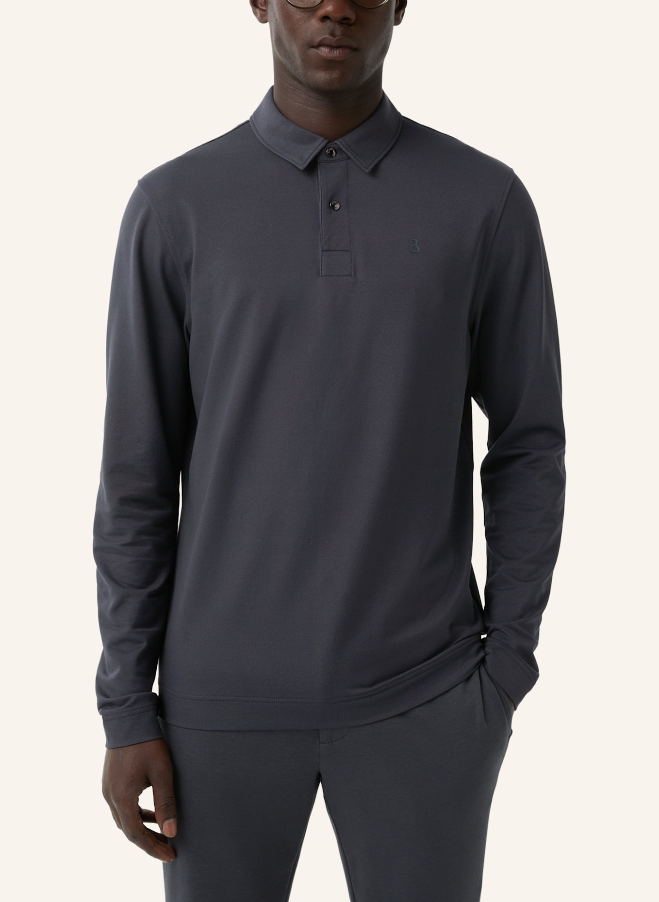 BOGNER Piqué-Poloshirt TIMON-6 Regular Fit: DUNKELGRAU