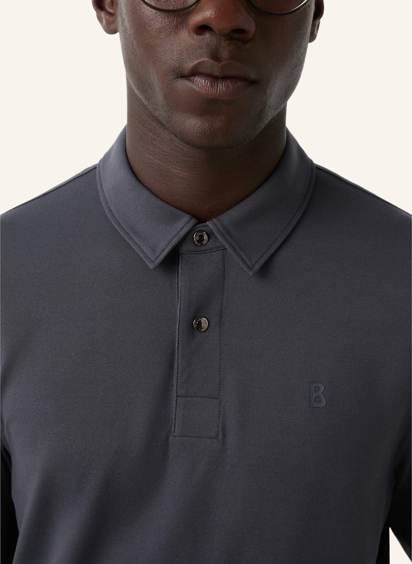 BOGNER Piqué-Poloshirt TIMON-6 Regular Fit: DUNKELGRAU