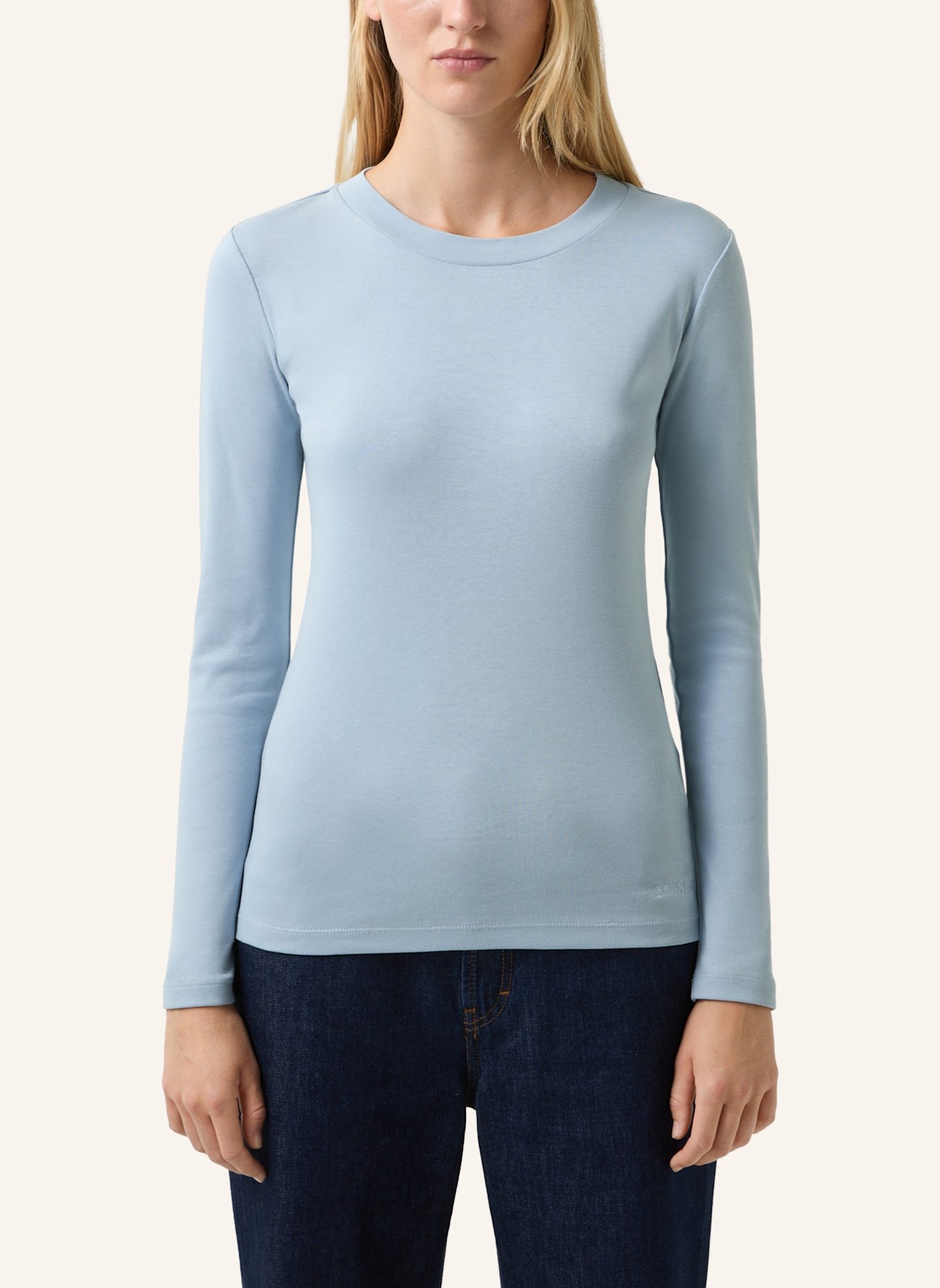 BOGNER Longsleeve: HELLBLAU