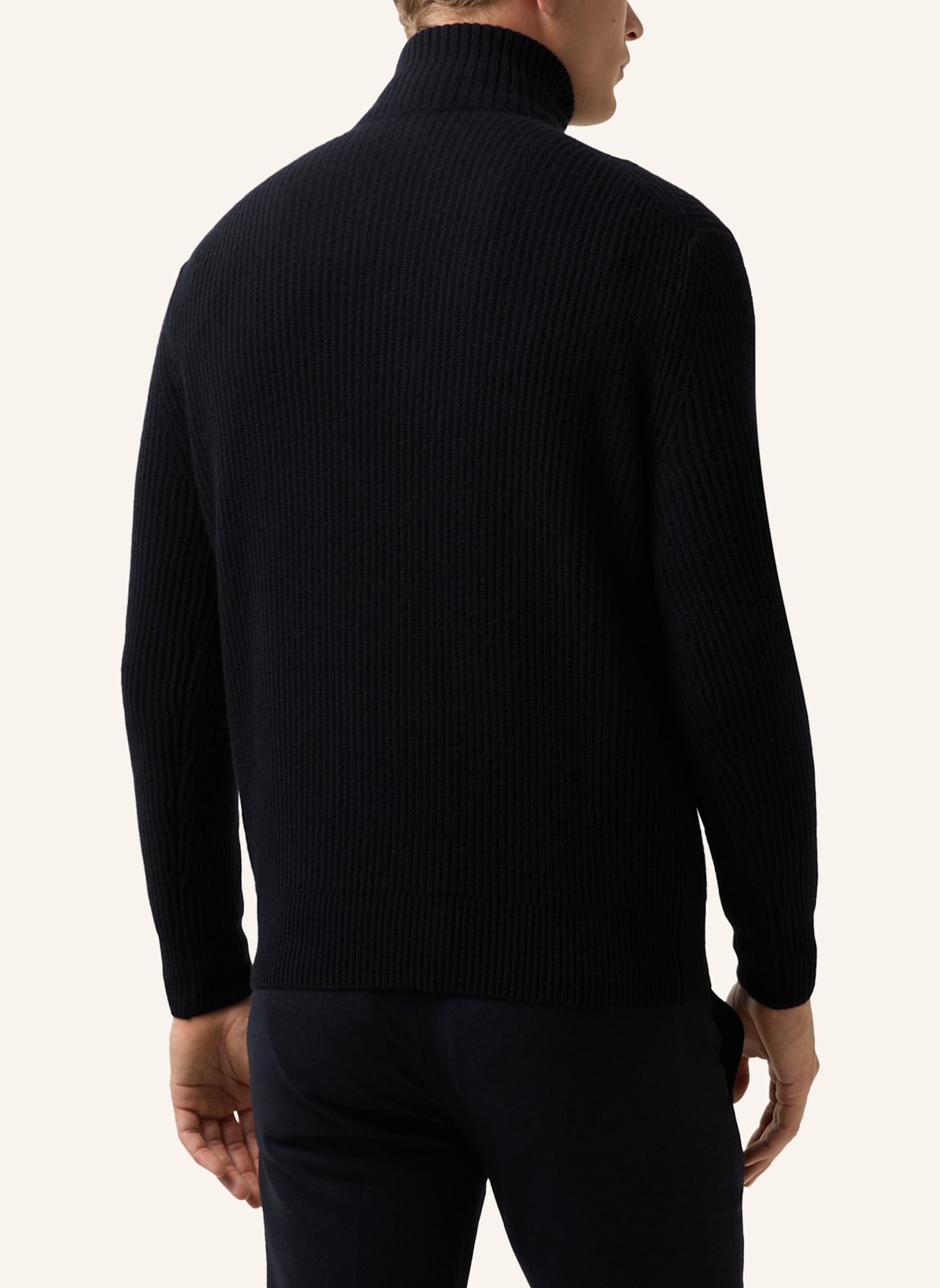 BOGNER Cashmere-Troyer BALVIN: DUNKELBLAU