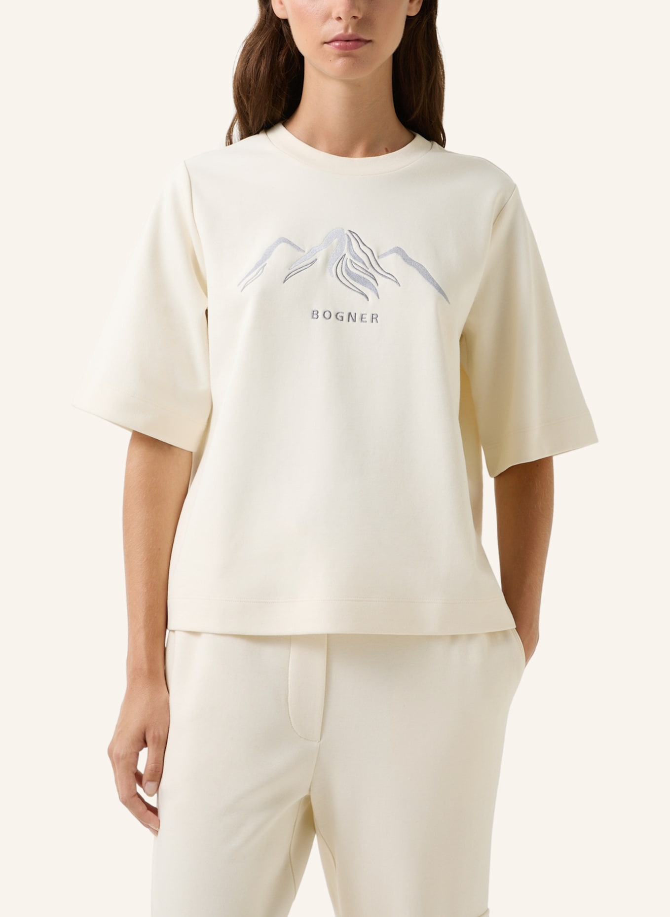 BOGNER T-Shirt: CREME