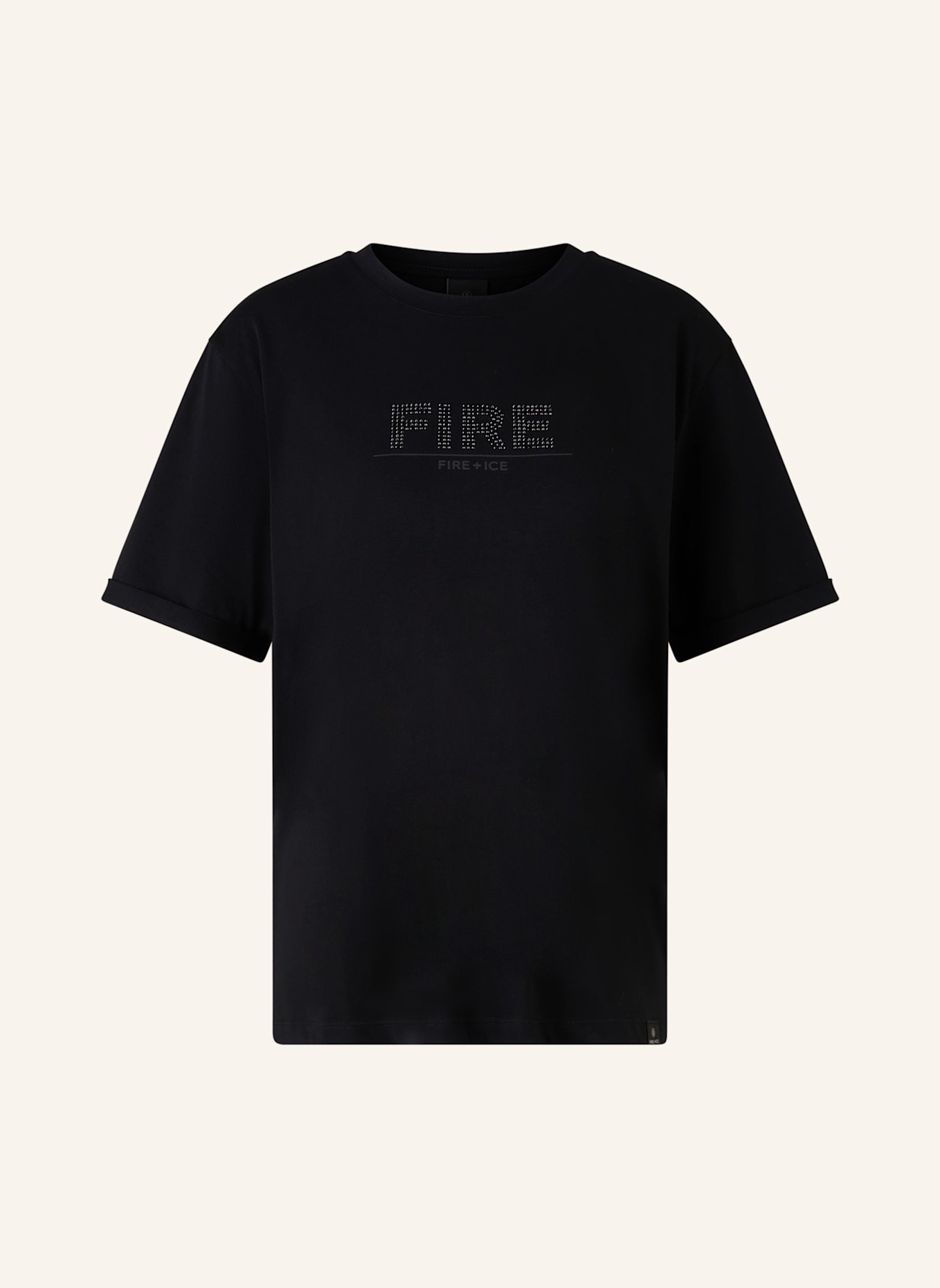 FIRE+ICE T-Shirt: SCHWARZ