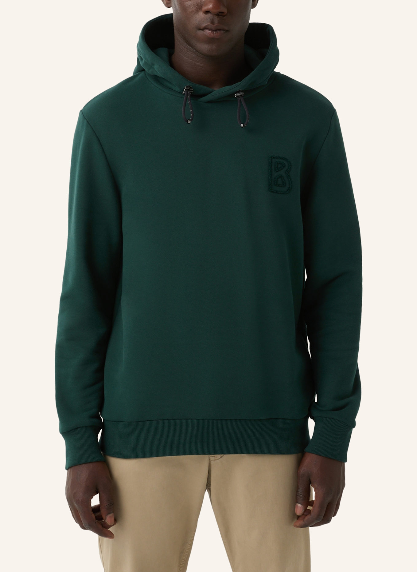 BOGNER Hoodie MAURICE: DUNKELGRÜN