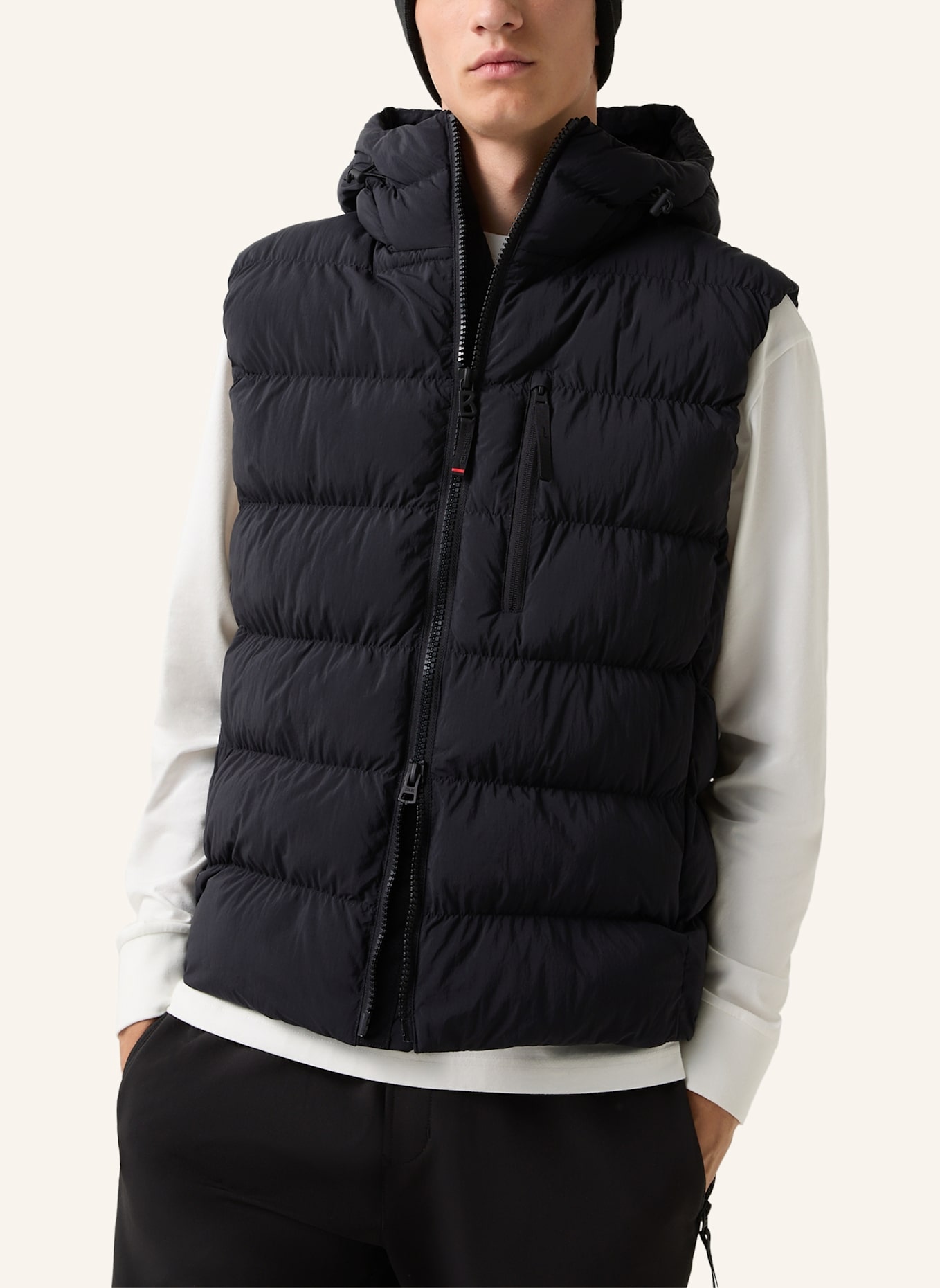 FIRE+ICE Steppweste: SCHWARZ