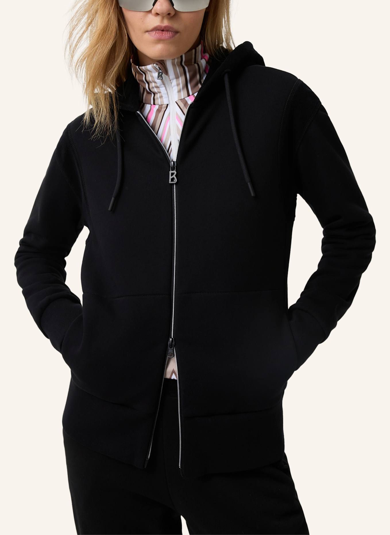 FIRE+ICE Sweatjacke: SCHWARZ