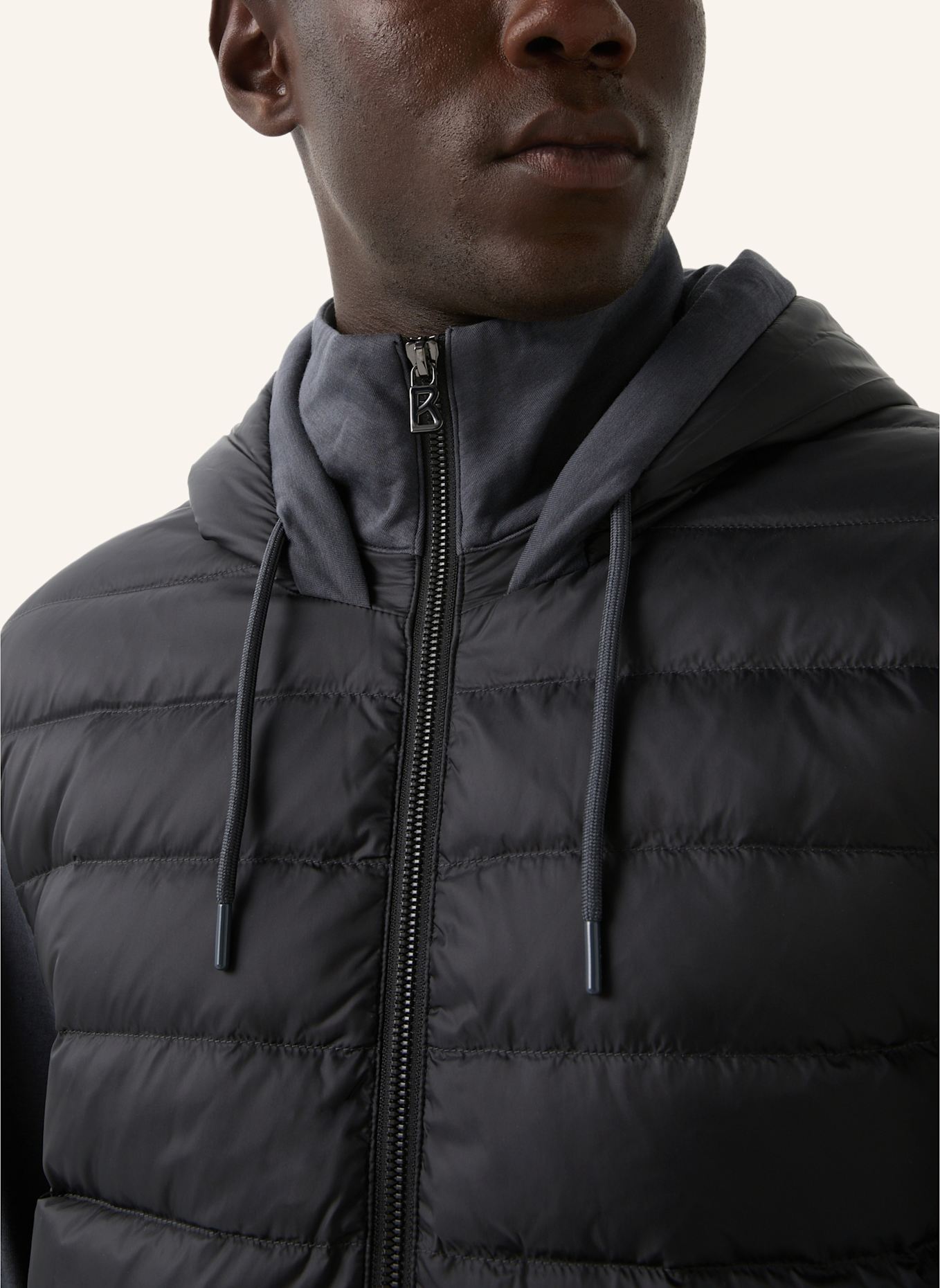 BOGNER Hybrid-Jacke: DUNKELGRAU