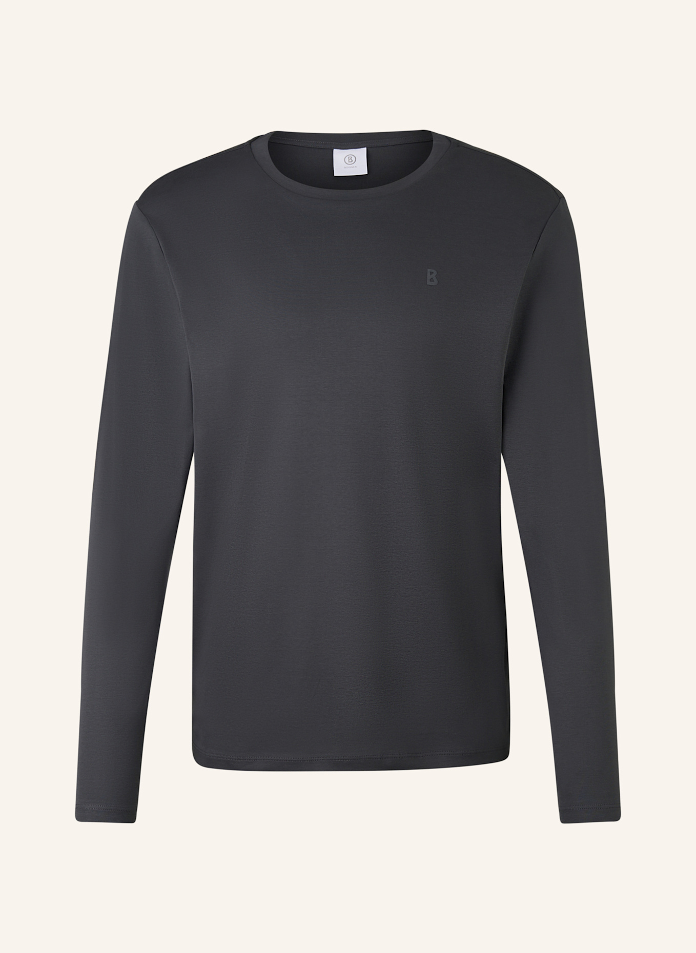 BOGNER Longsleeve: DUNKELGRAU