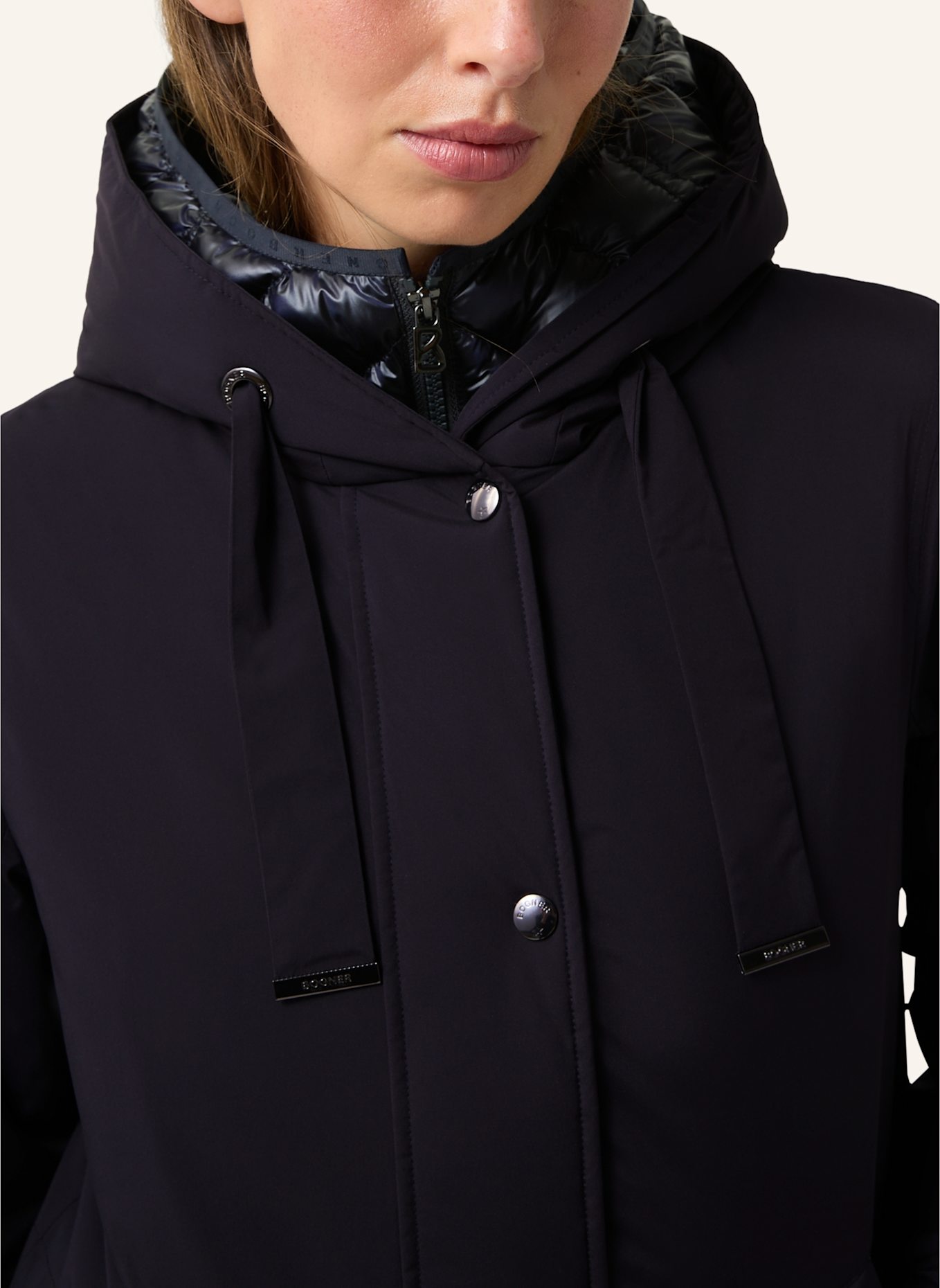 BOGNER Mantel: DUNKELBLAU