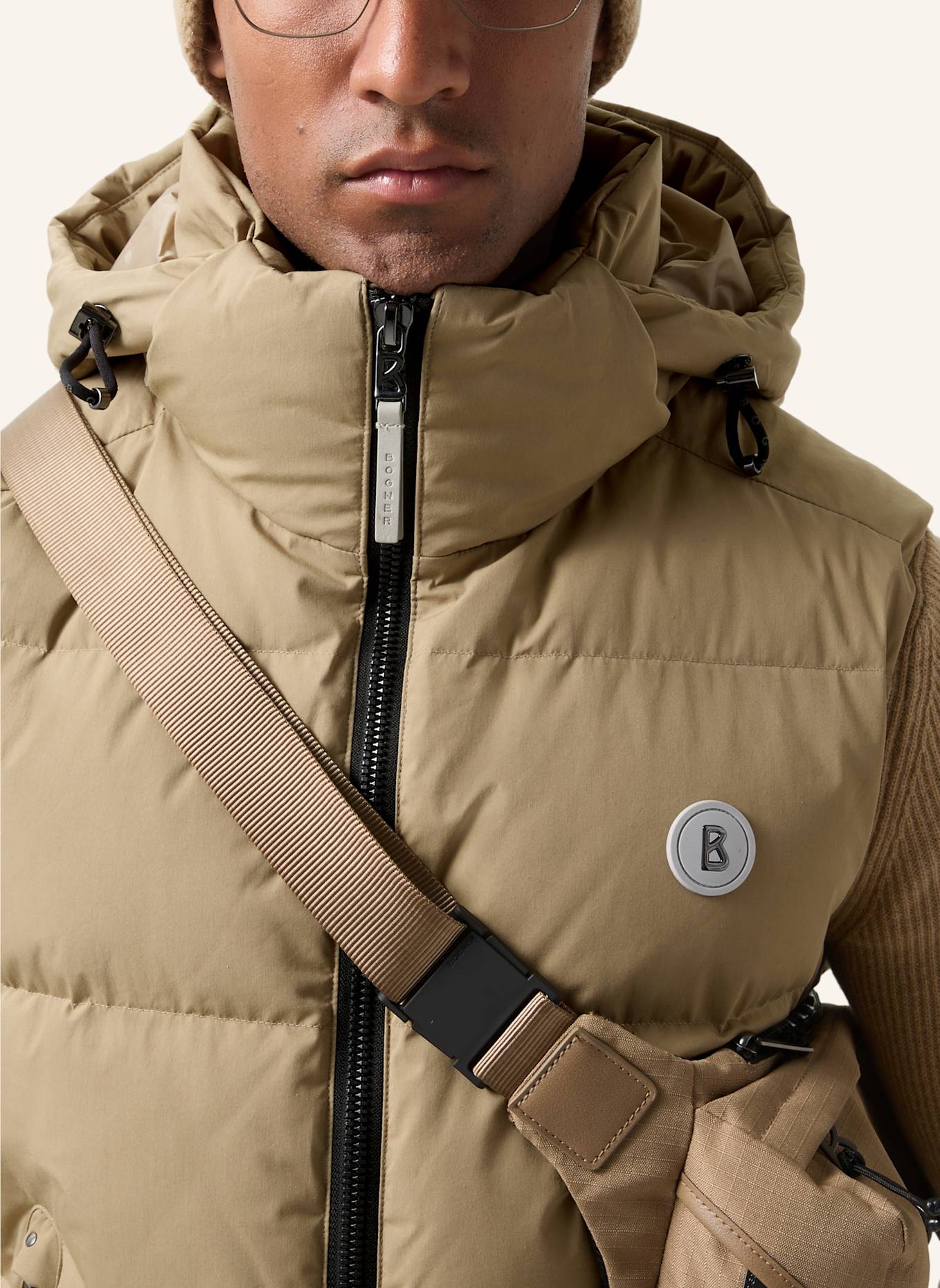 BOGNER Daunenweste: CAMEL