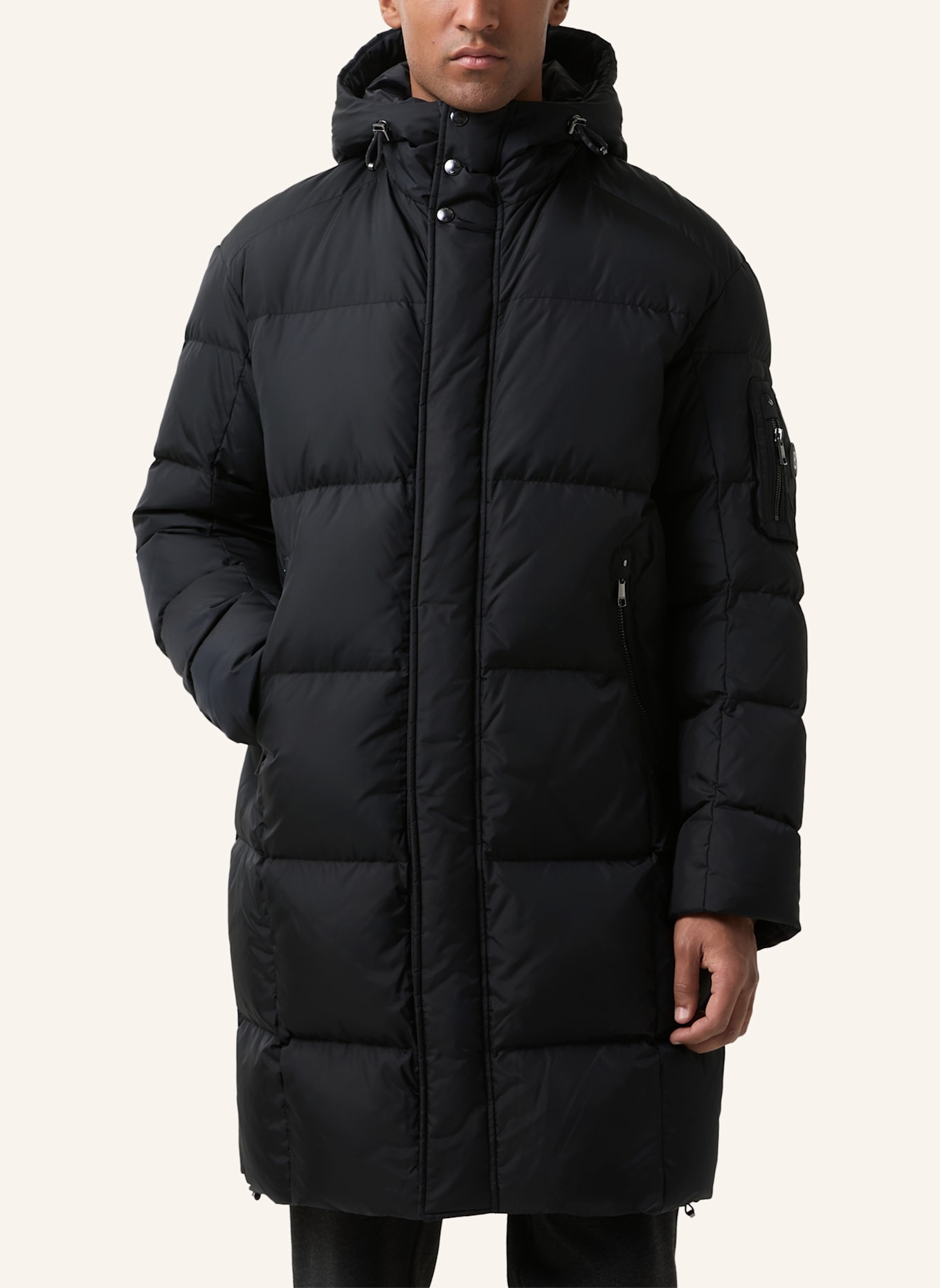 BOGNER Daunenmantel: SCHWARZ