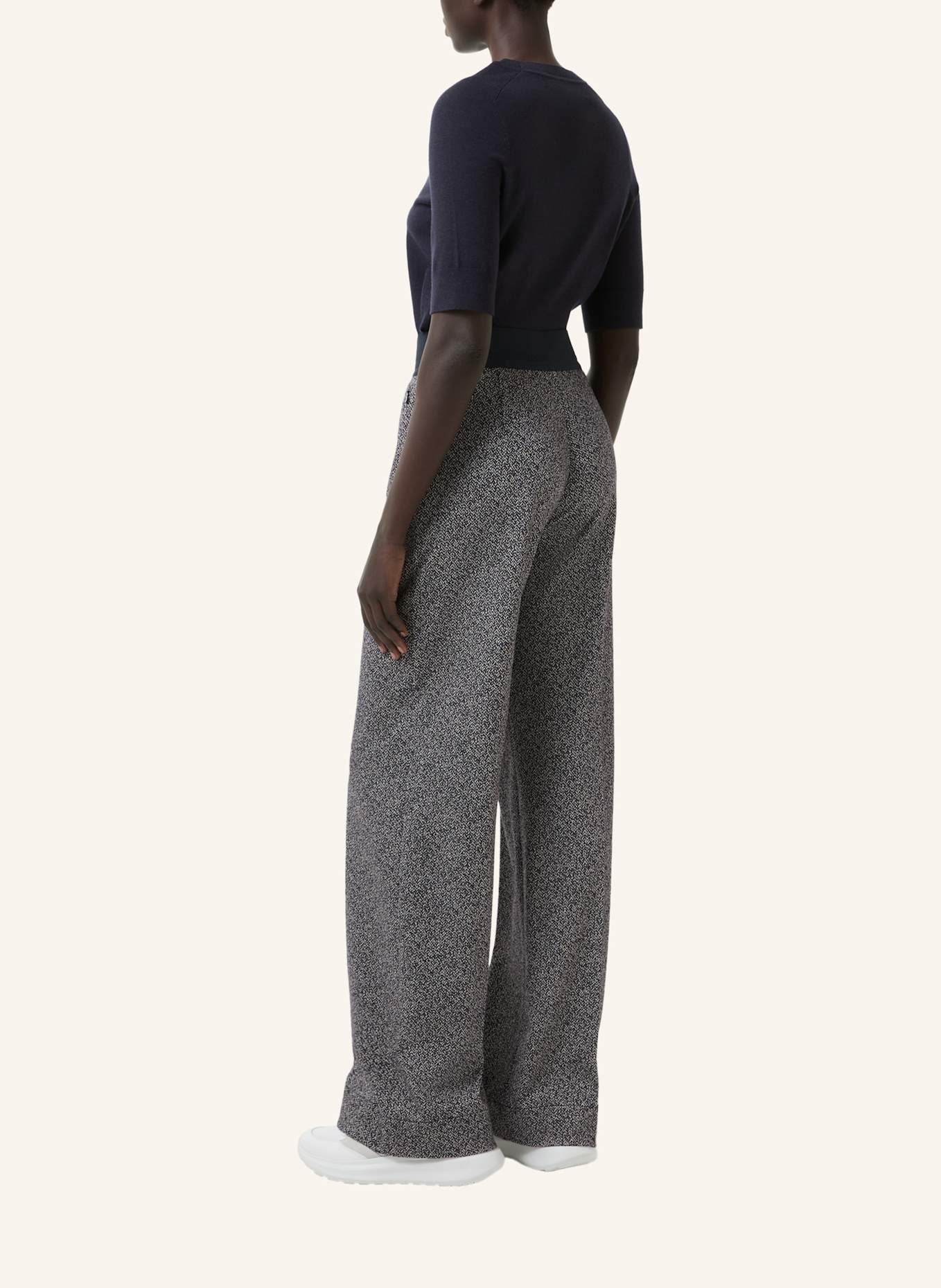 BOGNER Casual Hose: DUNKELBLAU/ WEISS