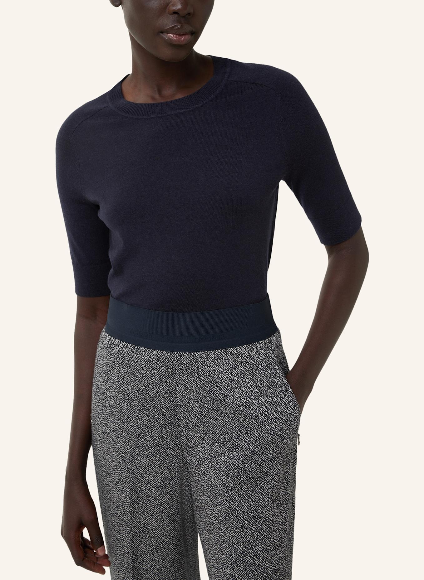 BOGNER Casual Hose: DUNKELBLAU/ WEISS