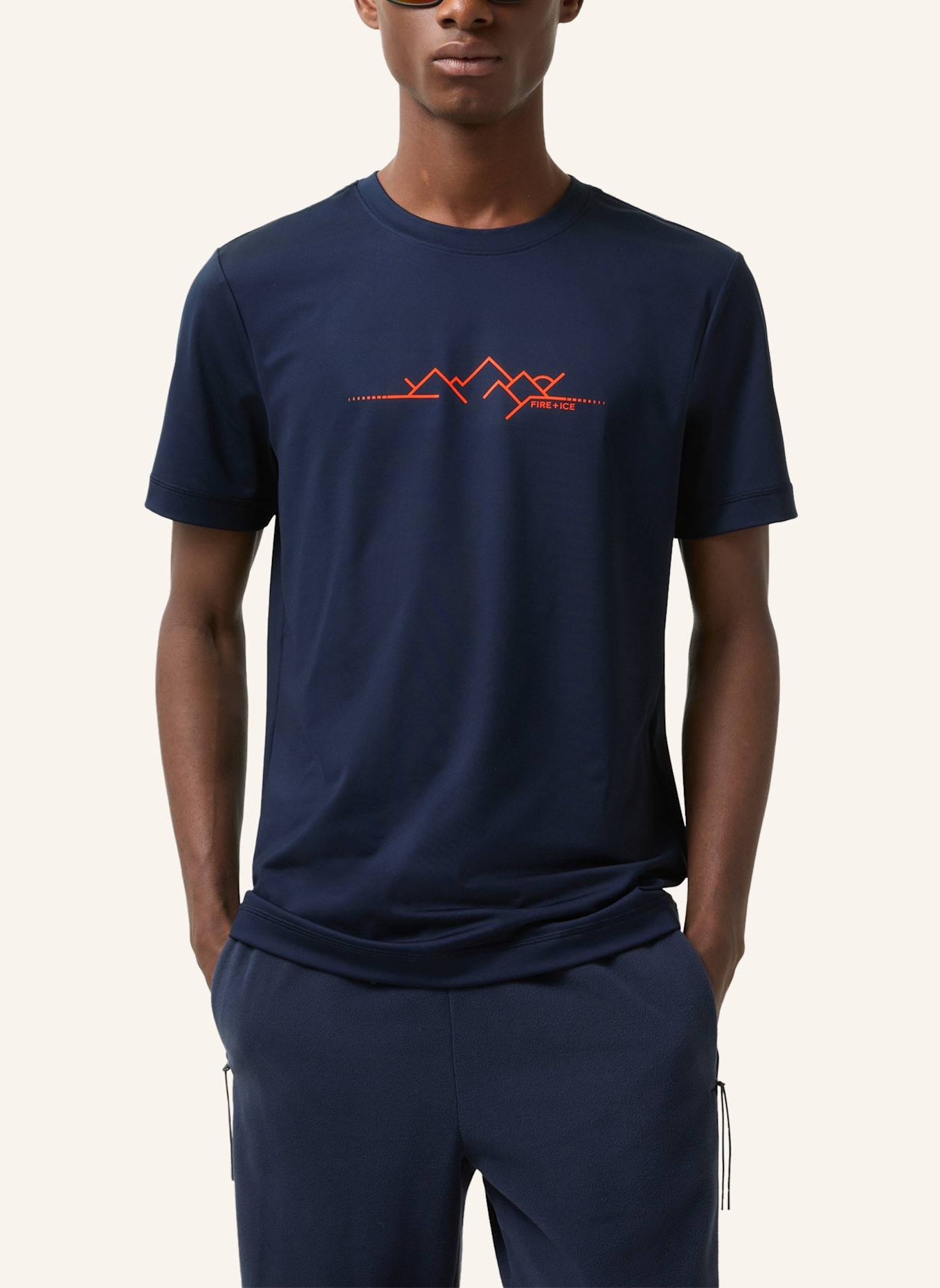 FIRE+ICE T-Shirt GERAD2: DUNKELBLAU
