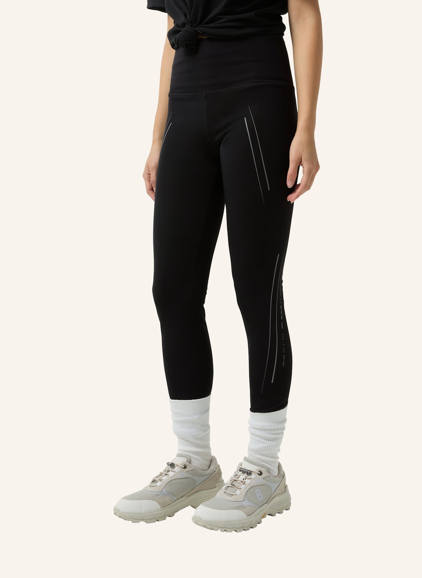 FIRE+ICE Tights: SCHWARZ