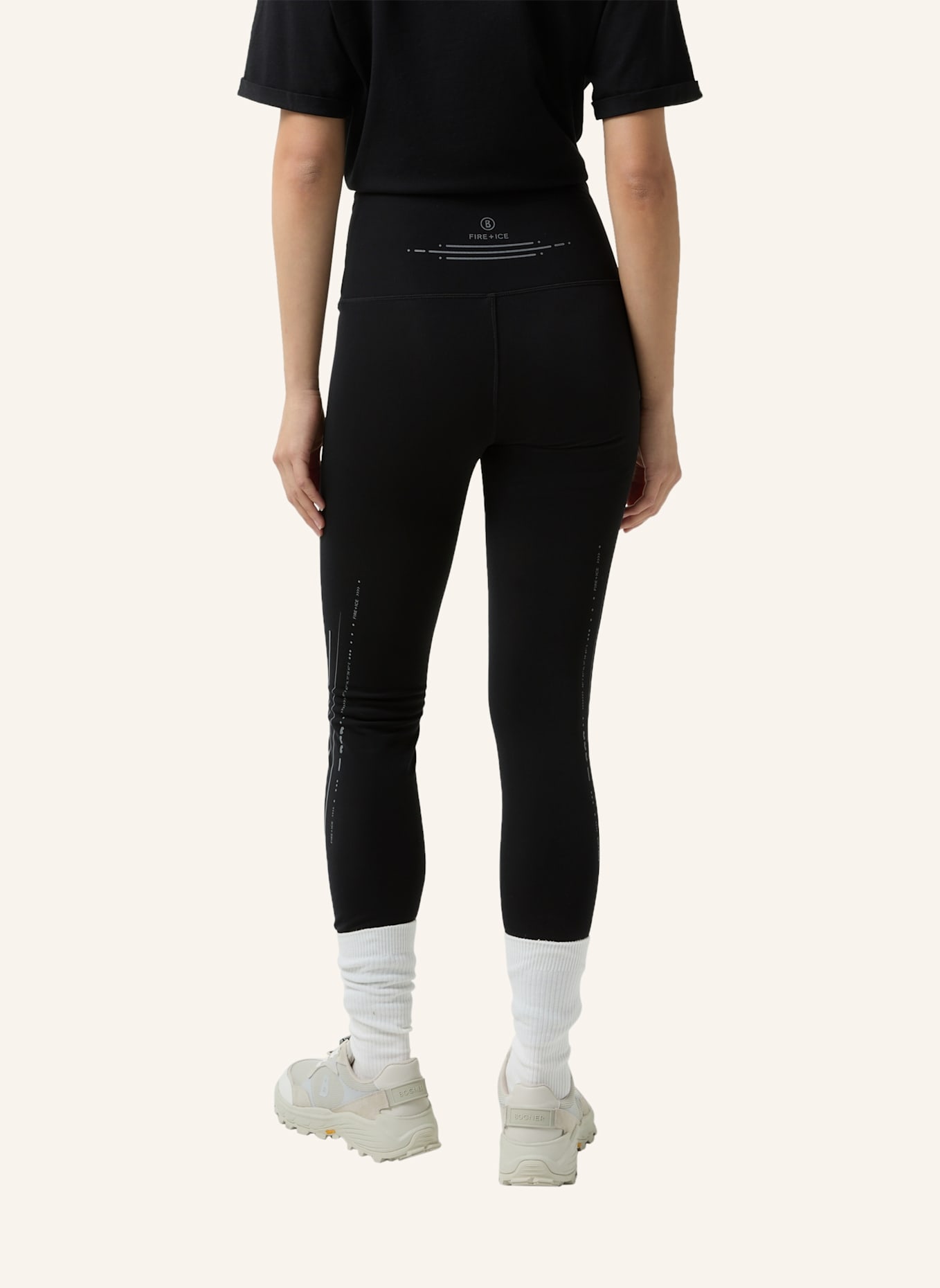 FIRE+ICE Tights: SCHWARZ