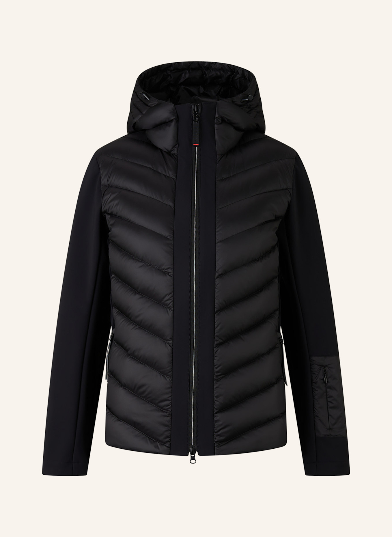 FIRE+ICE Hybrid-Jacke: SCHWARZ