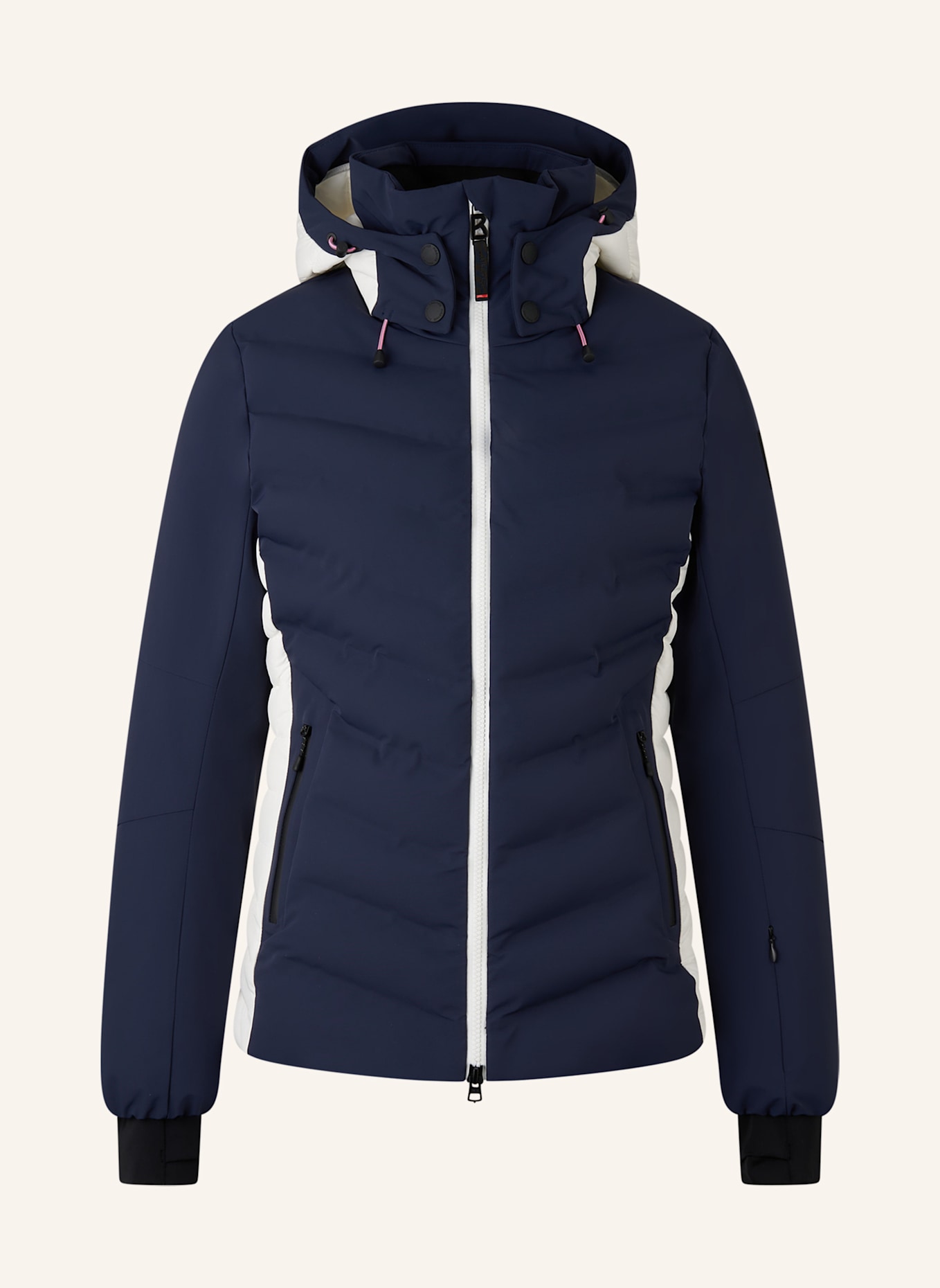 FIRE+ICE Skijacke: DUNKELBLAU/ WEISS