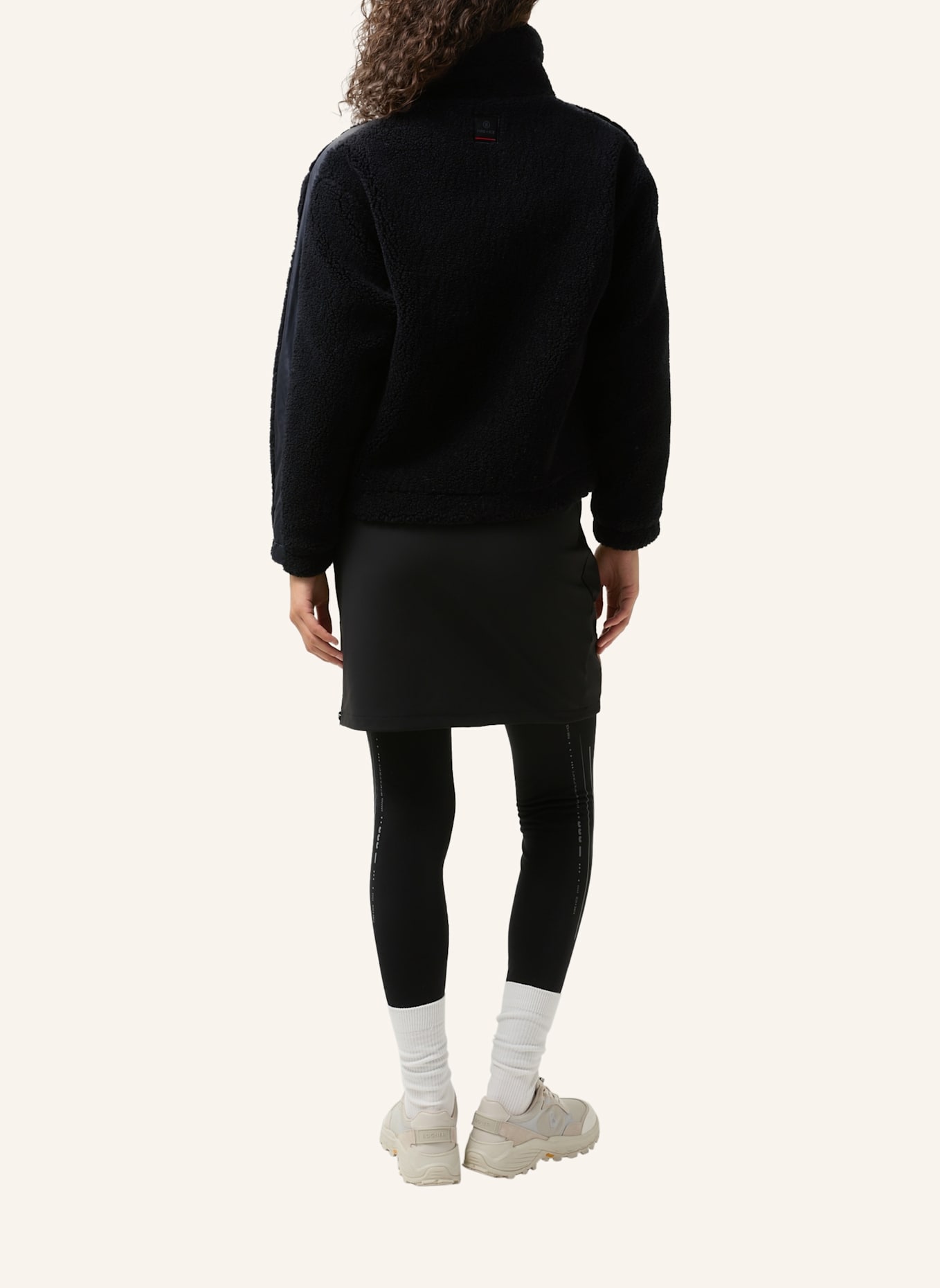 FIRE+ICE Teddyfell-Jacke NINETTA2: SCHWARZ