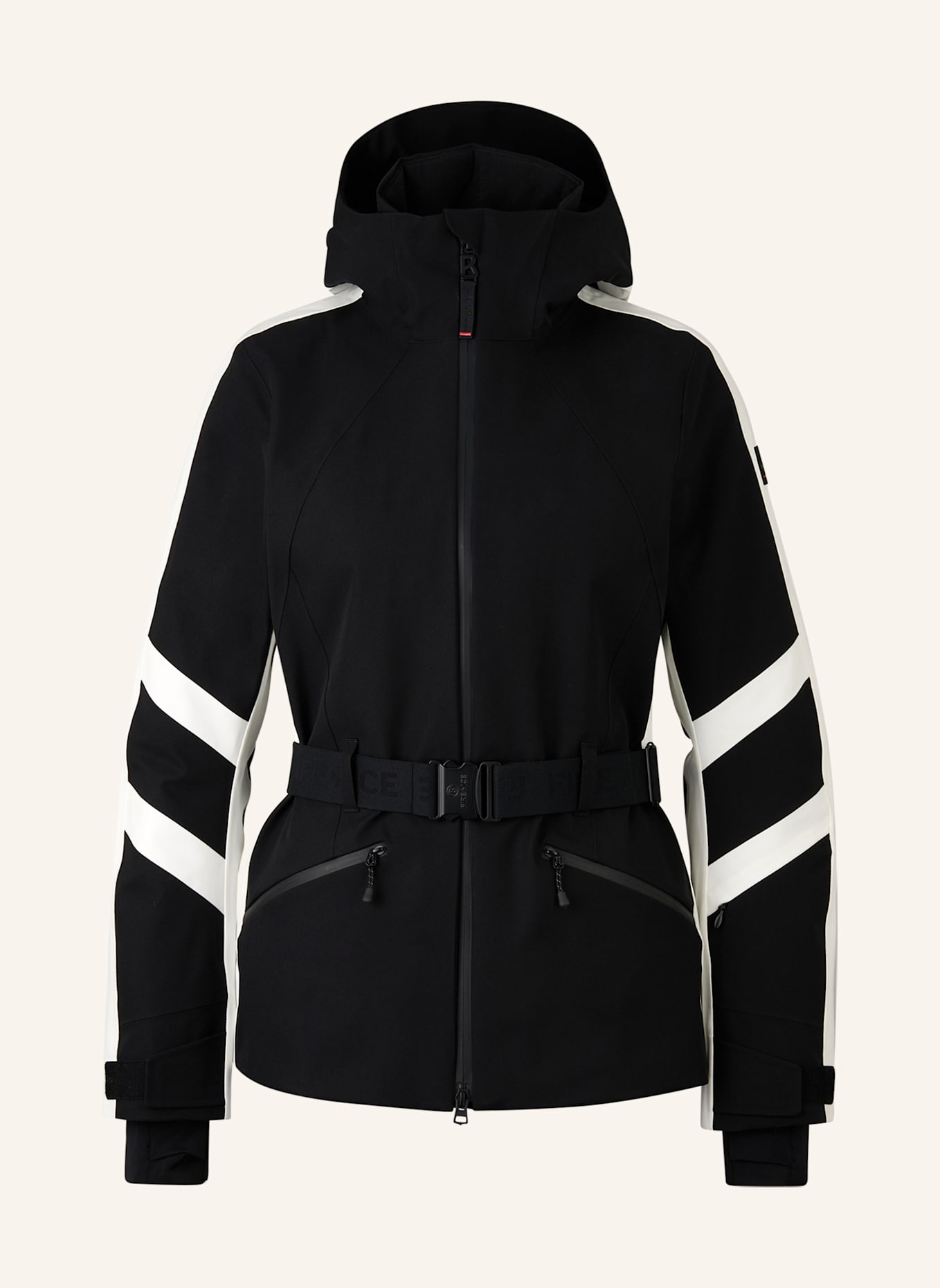FIRE+ICE Skijacke MOIA2-T: SCHWARZ/ WEISS