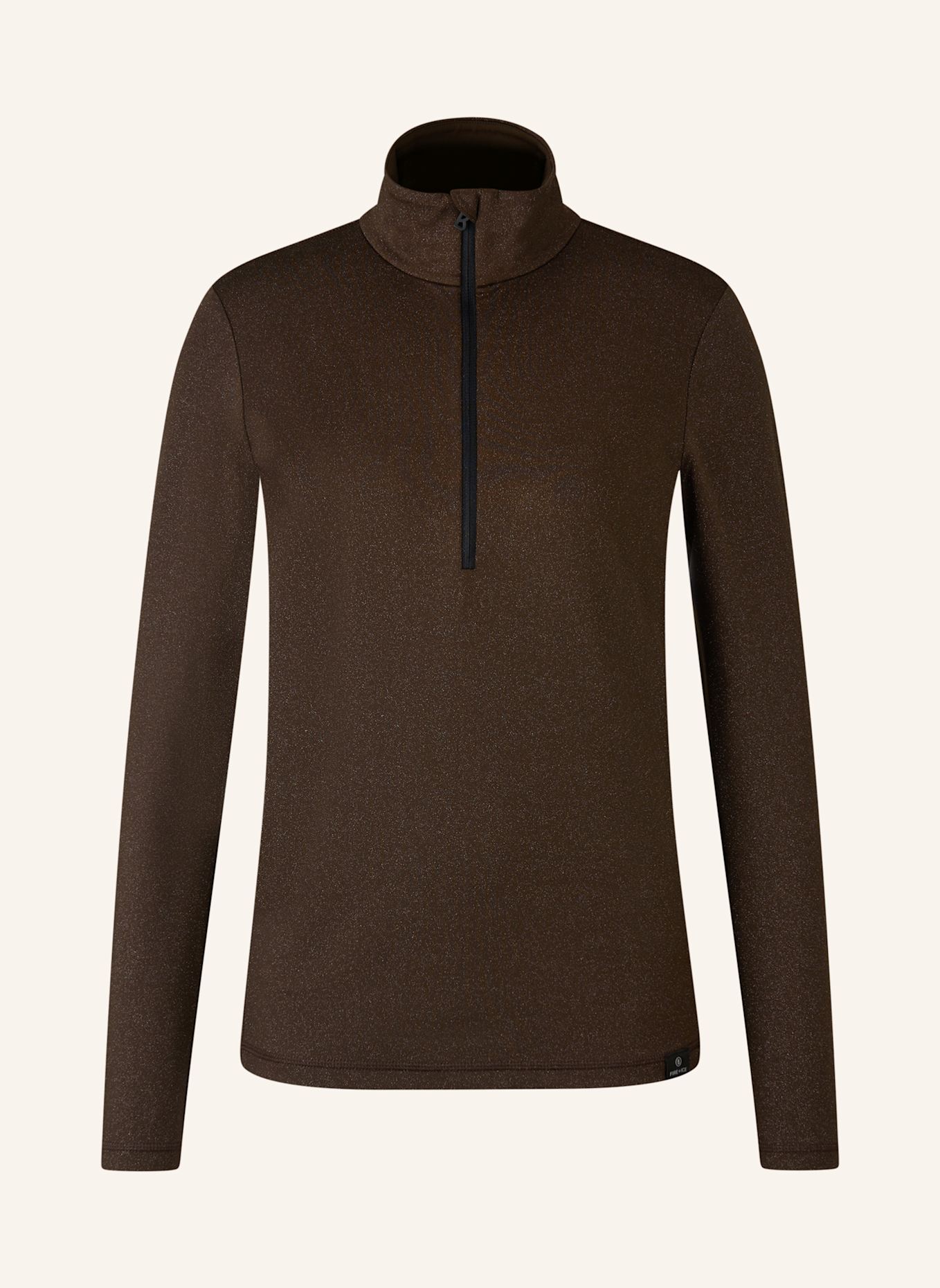 FIRE+ICE Midlayer MARGO2 mit Glitzergarn: BRAUN