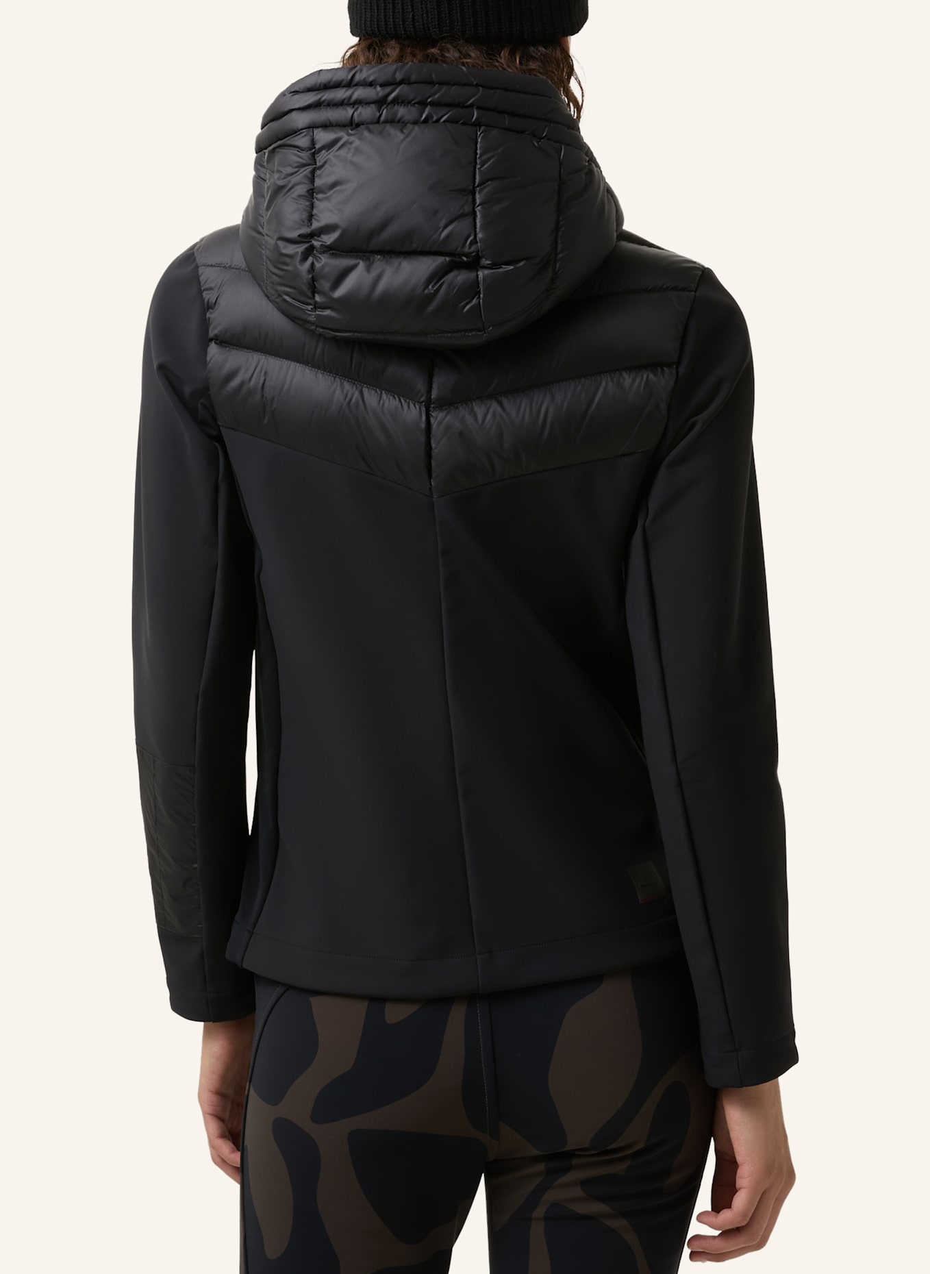 FIRE+ICE Hybrid-Jacke: SCHWARZ