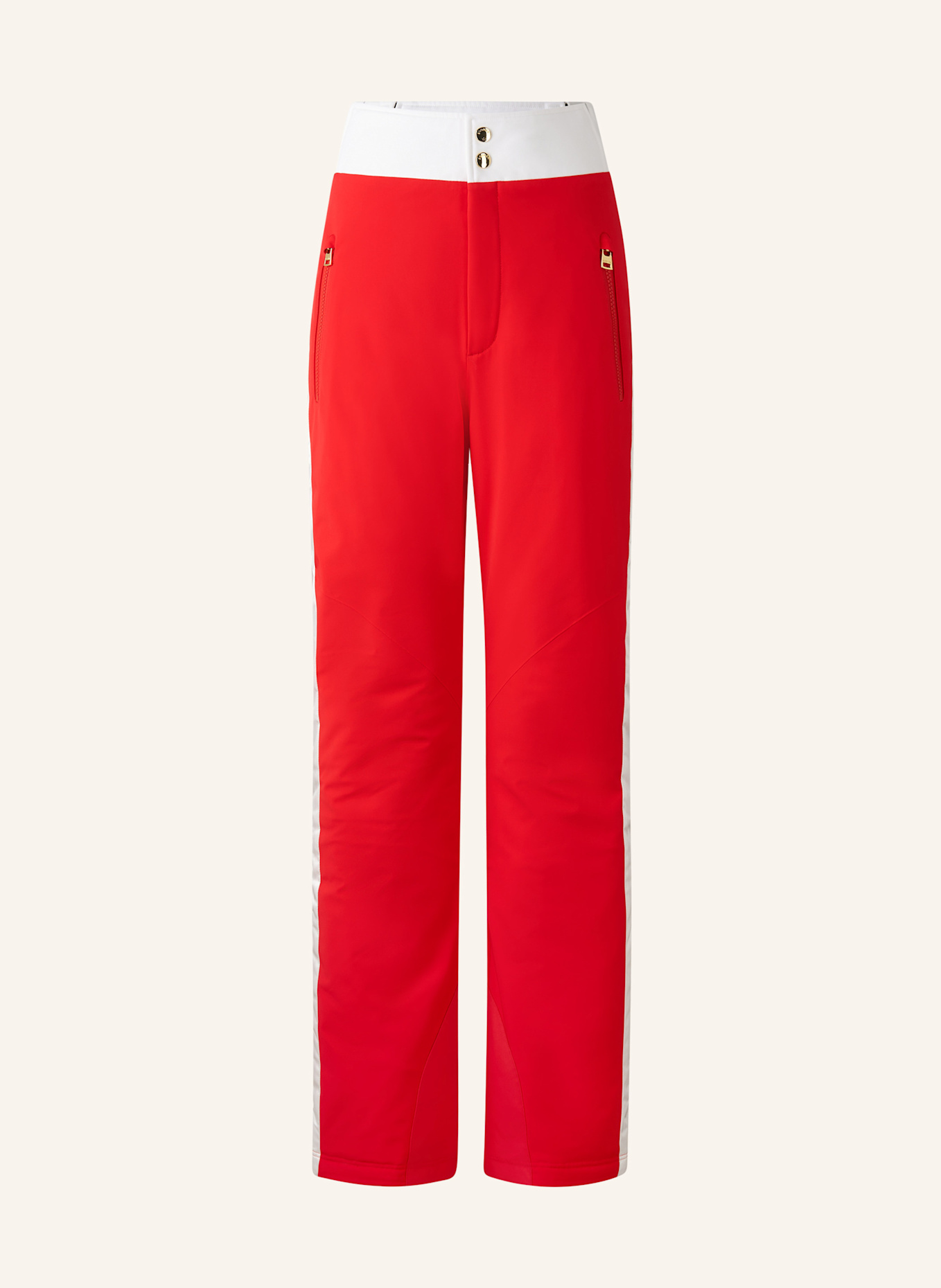 BOGNER Skihose: ROT/ WEISS
