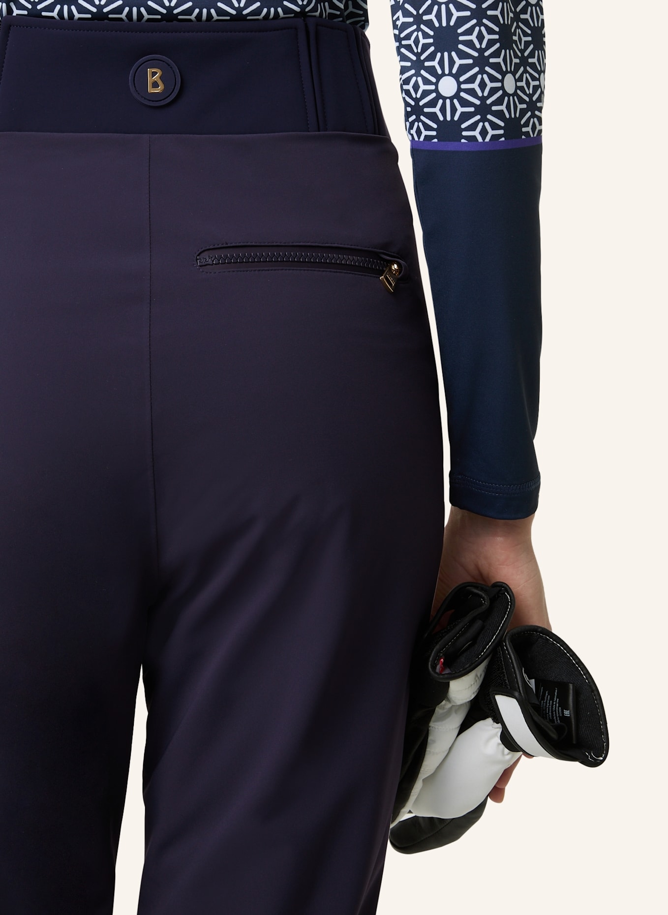 BOGNER Skihose: DUNKELBLAU/ WEISS