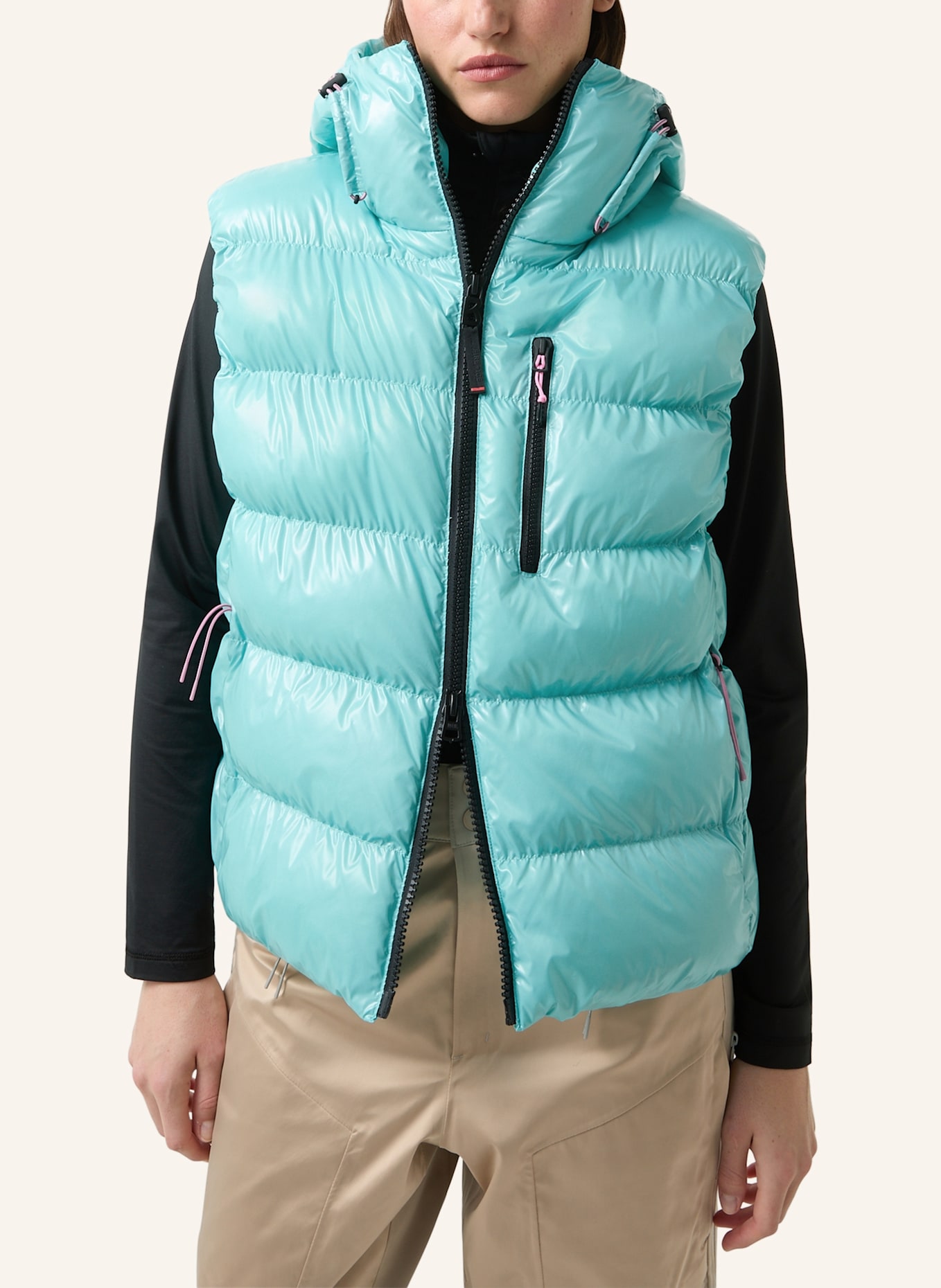 FIRE+ICE Steppweste NAIMA: BLAU