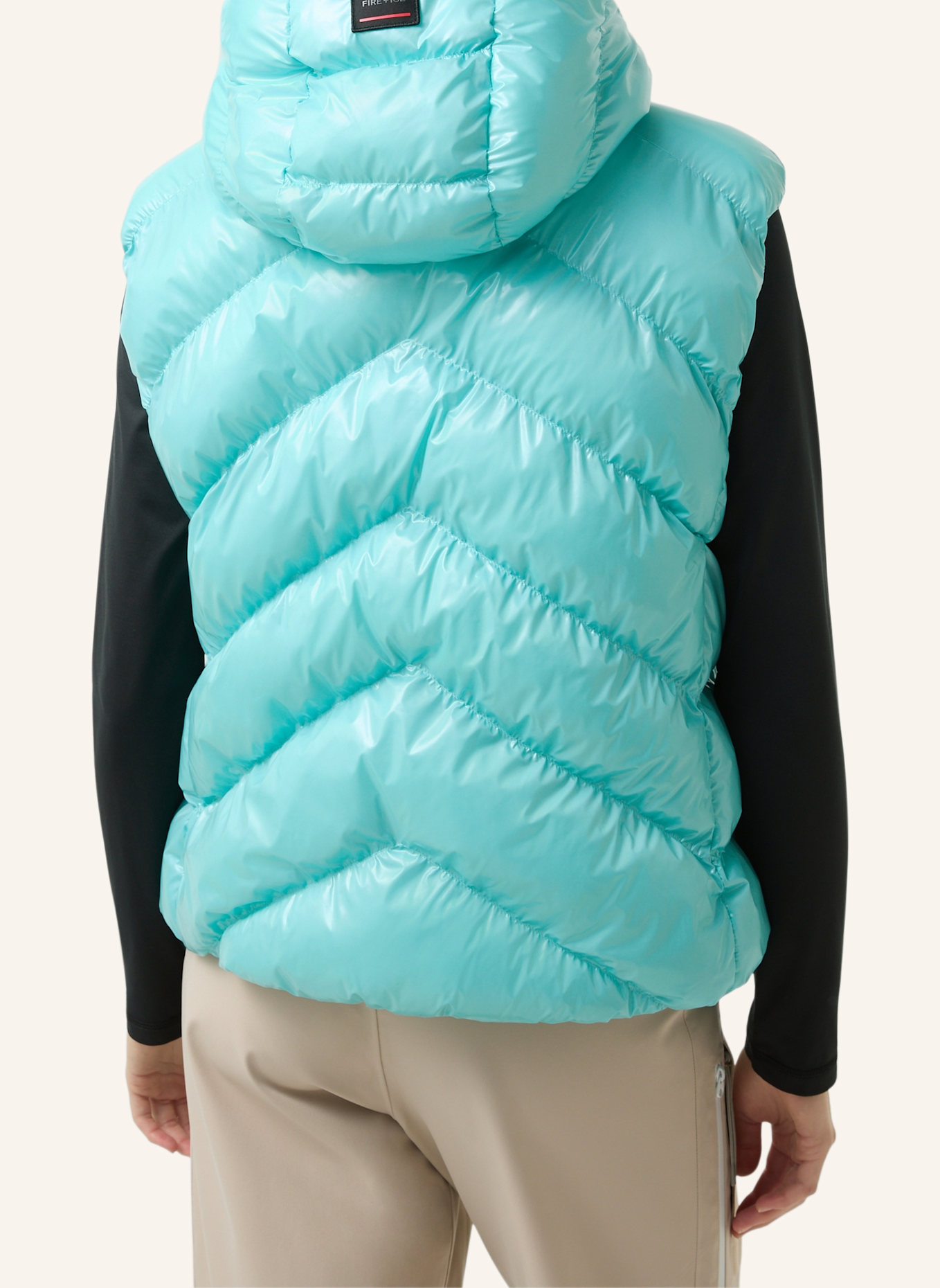 FIRE+ICE Steppweste NAIMA: BLAU